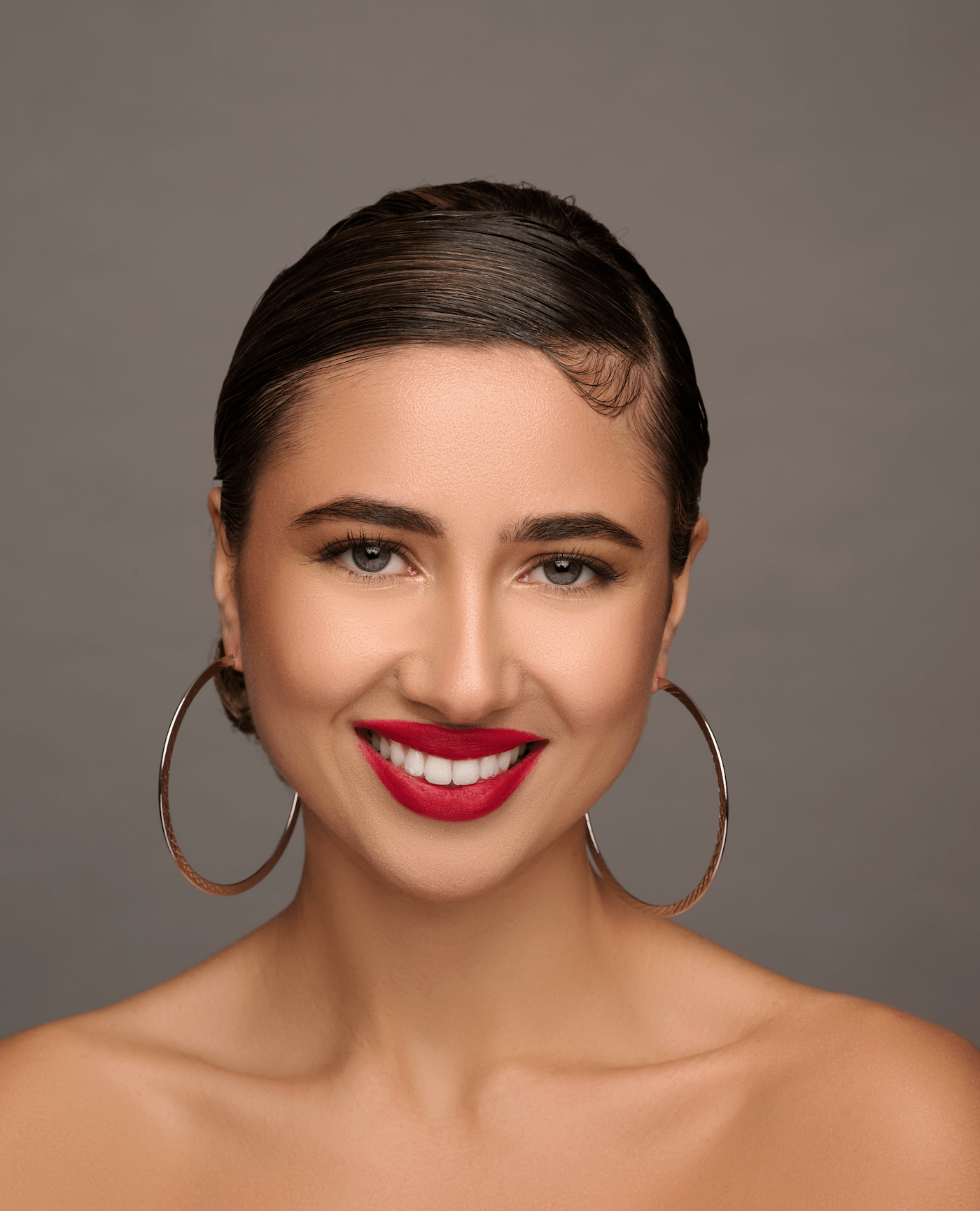 Engraved 8CM Hoop Earrings - Fatisha Boutique