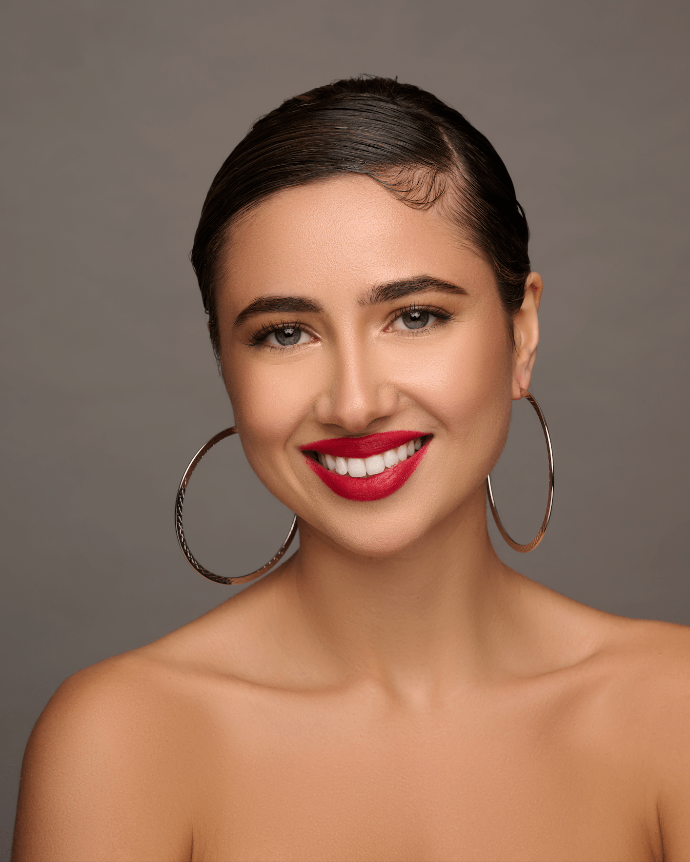 Engraved 8CM Hoop Earrings - Fatisha Boutique