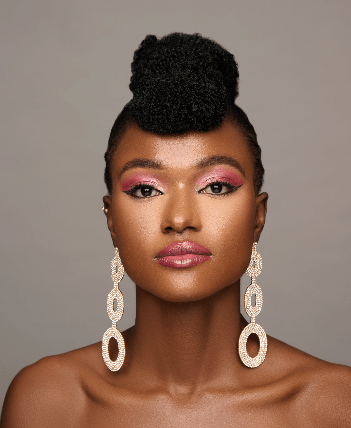 Extra Long Elegant Diamante Rhinestone Teardrop Dangle Statement Earrings - Fatisha Boutique