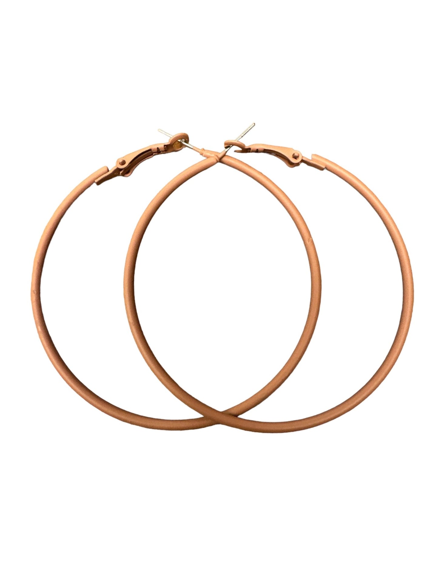 Funky 6CM Colourful Retro Boho Punk Round Hoop Earrings - Fatisha Boutique
