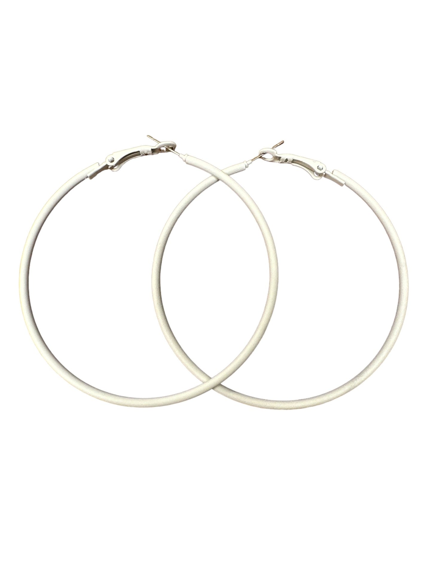 Funky 6CM Colourful Retro Boho Punk Round Hoop Earrings - Fatisha Boutique