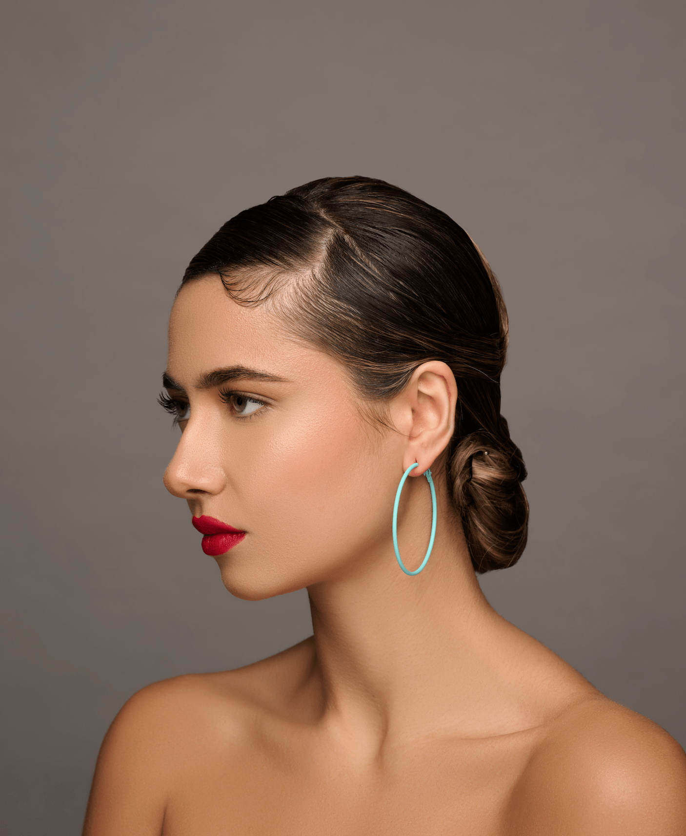 Funky 6CM Colourful Retro Boho Punk Round Hoop Earrings - Fatisha Boutique