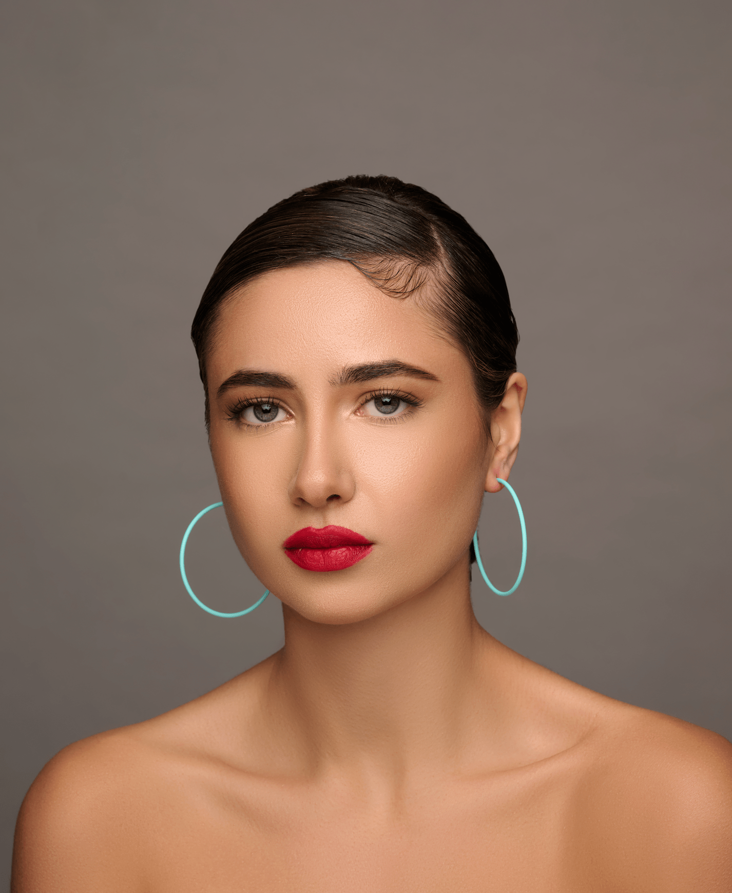 Funky 6CM Colourful Retro Boho Punk Round Hoop Earrings - Fatisha Boutique