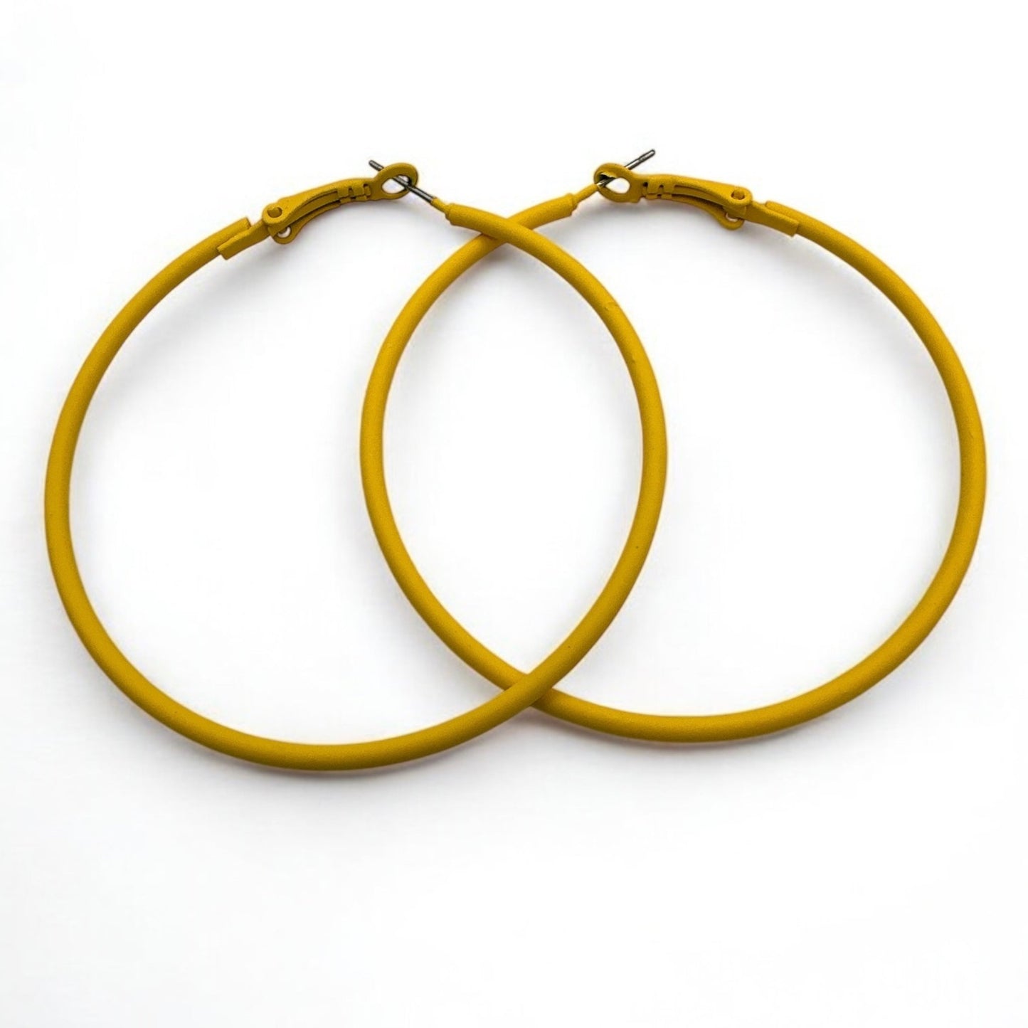 Funky 6CM Colourful Retro Boho Punk Round Hoop Earrings - Fatisha Boutique