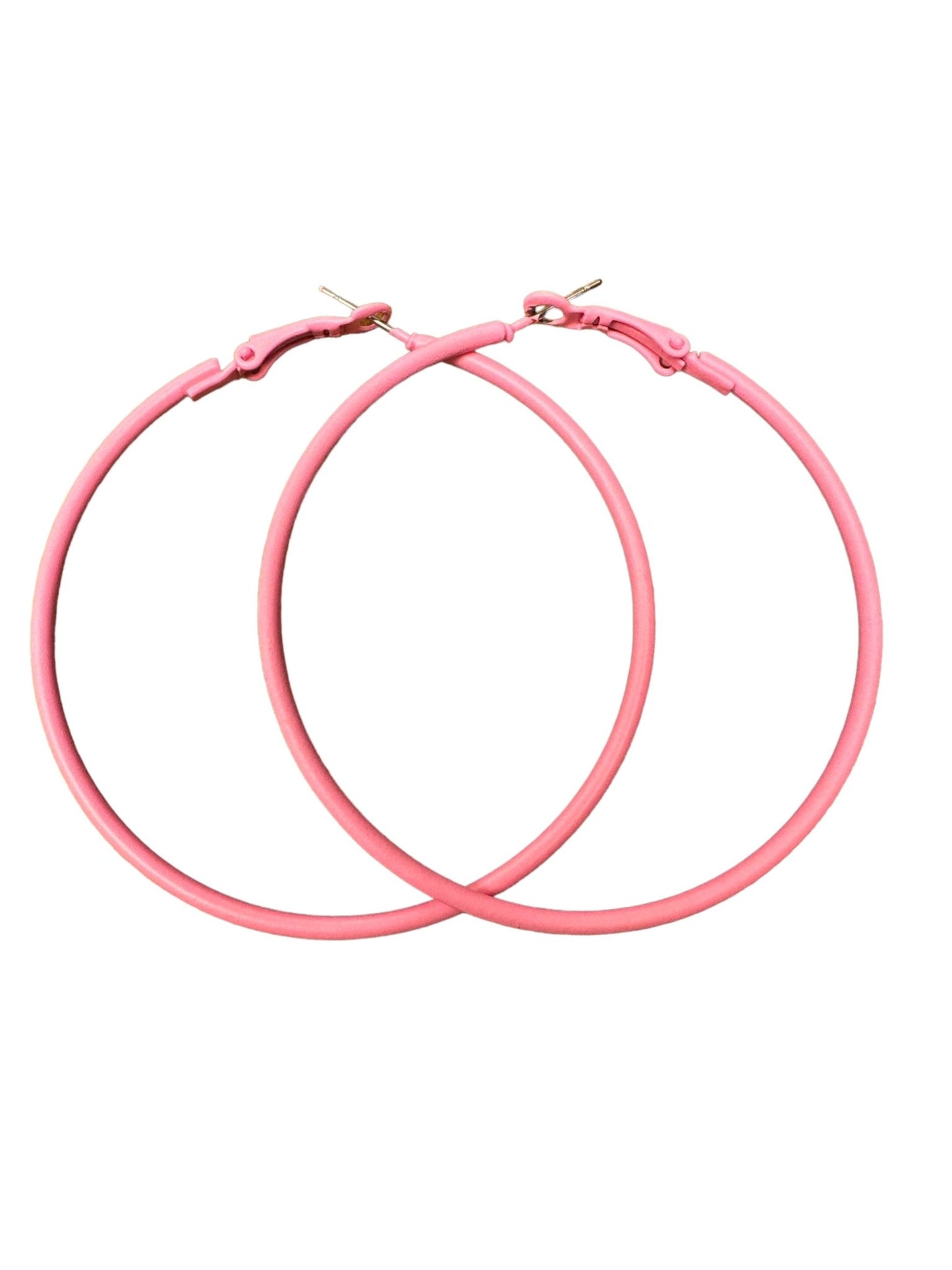 Funky 6CM Colourful Retro Boho Punk Round Hoop Earrings - Fatisha Boutique