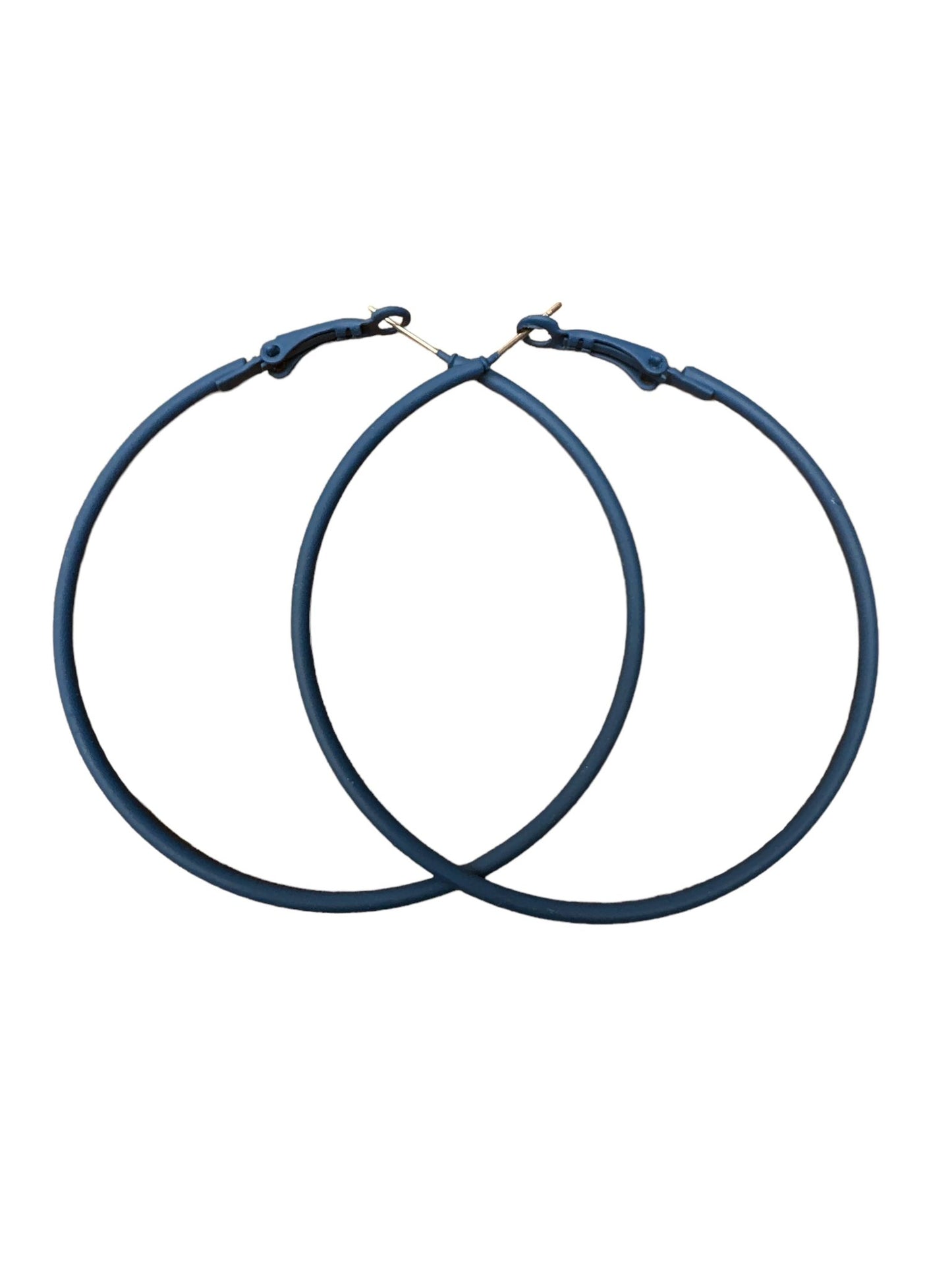Funky 6CM Colourful Retro Boho Punk Round Hoop Earrings - Fatisha Boutique