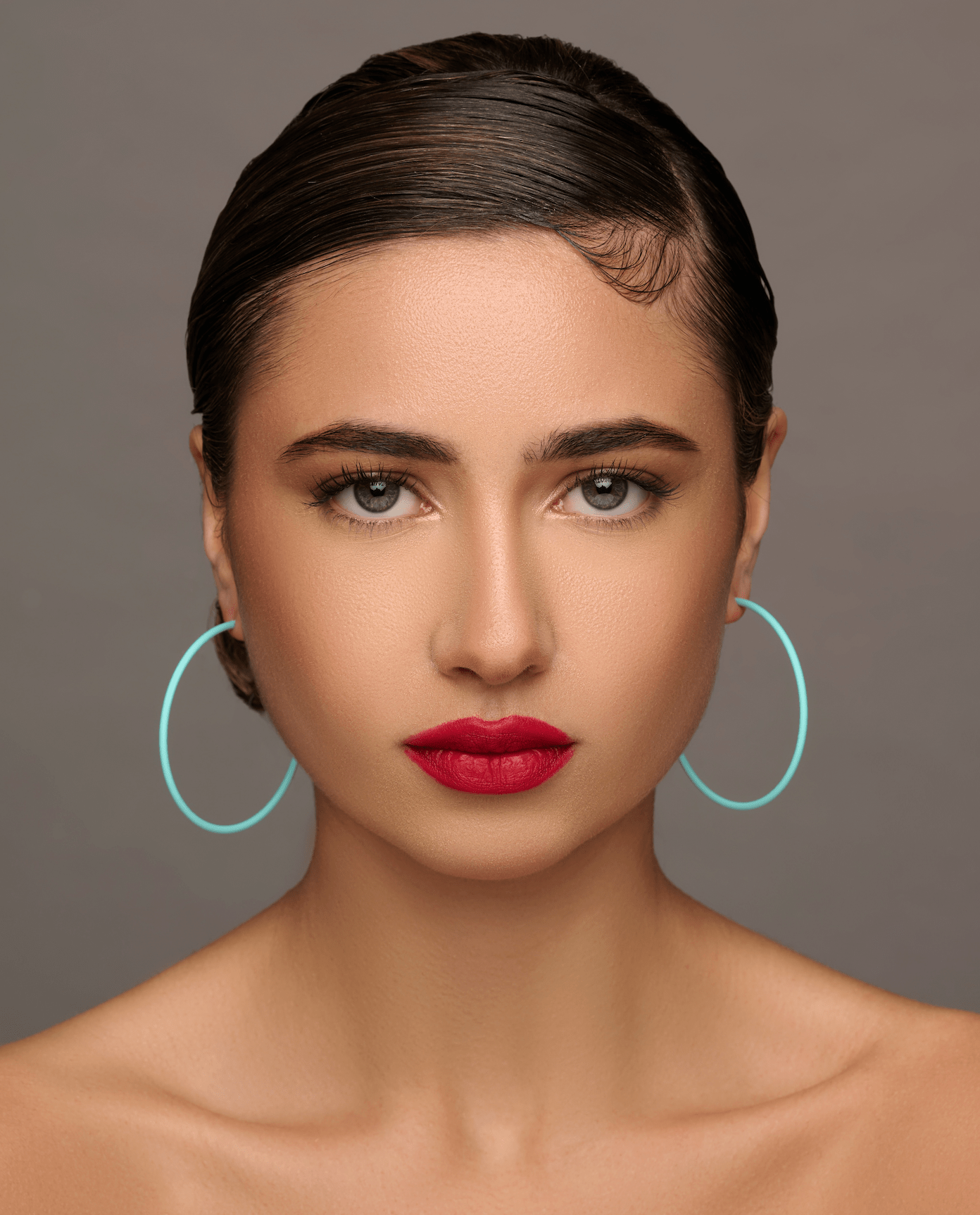 Funky 6CM Colourful Retro Boho Punk Round Hoop Earrings - Fatisha Boutique
