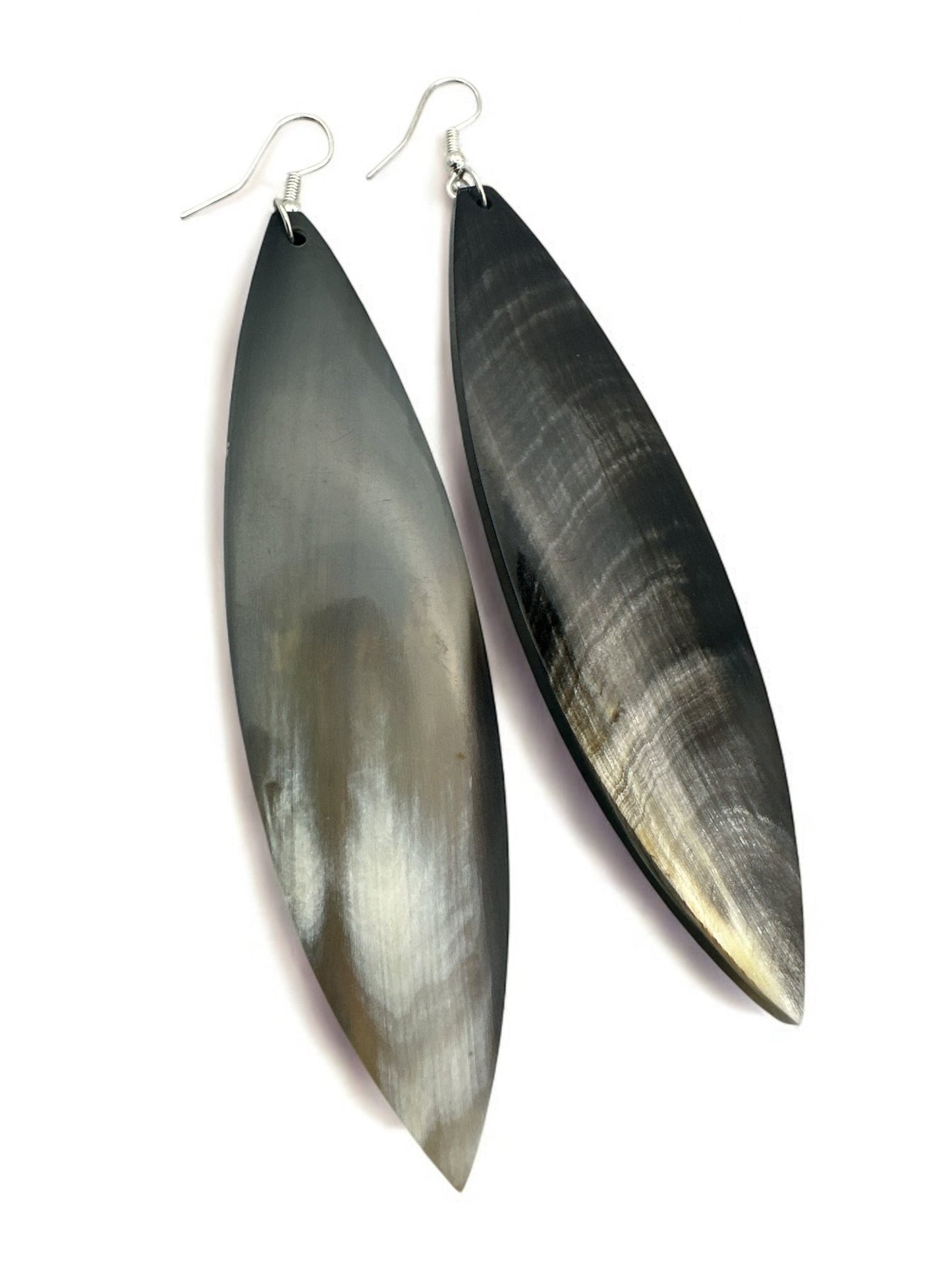 Handcrafted Long Buffalo Horn Earrings - Fatisha Boutique