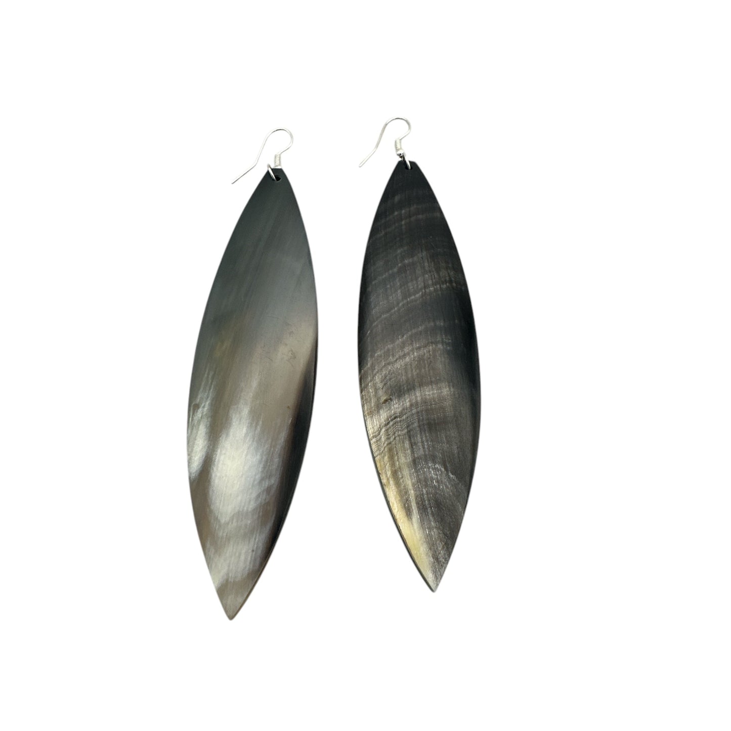 Handcrafted Long Buffalo Horn Earrings - Fatisha Boutique