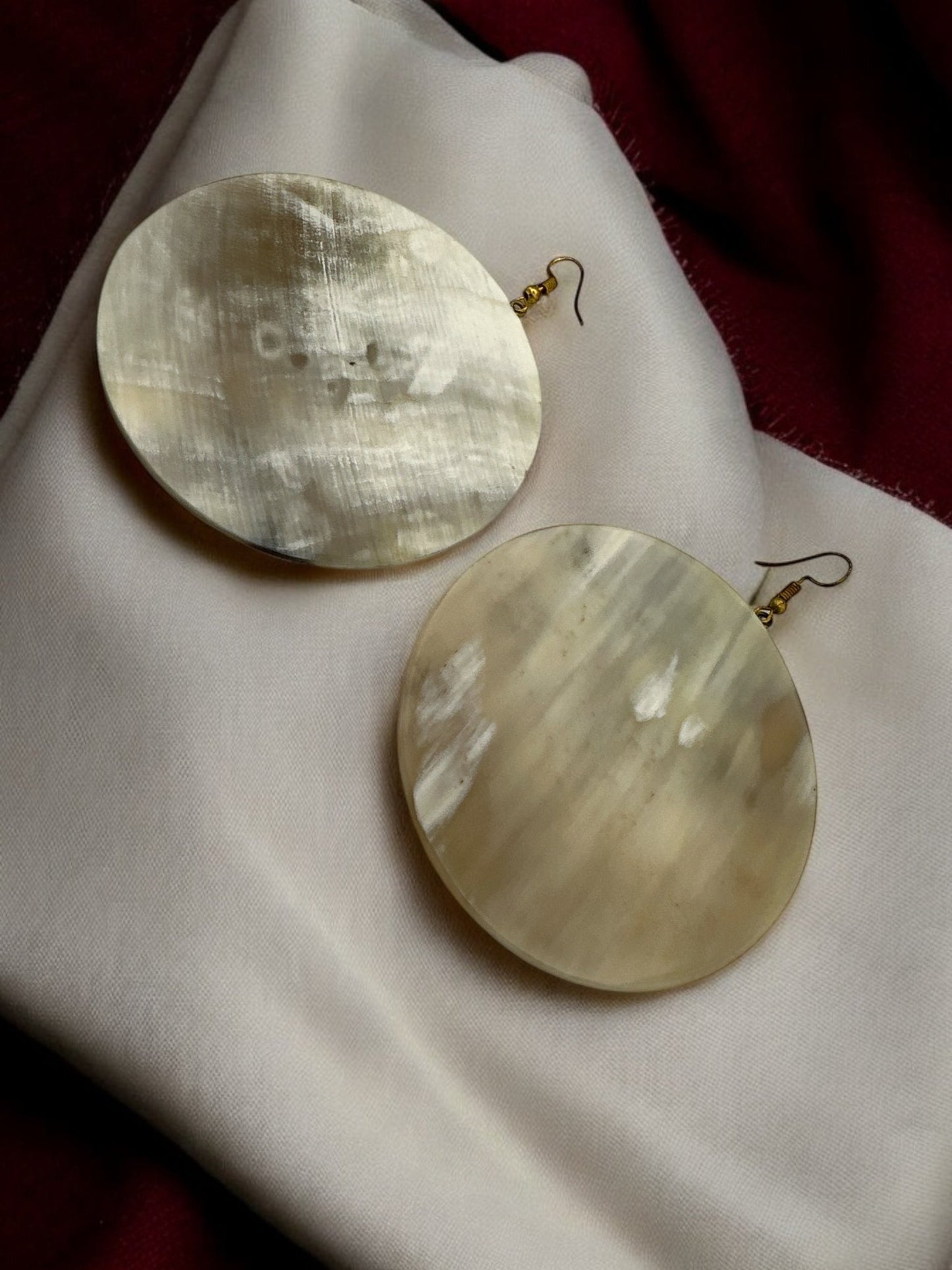 Handcrafted Natural Buffalo Horn Dangle Earrings - Fatisha Boutique
