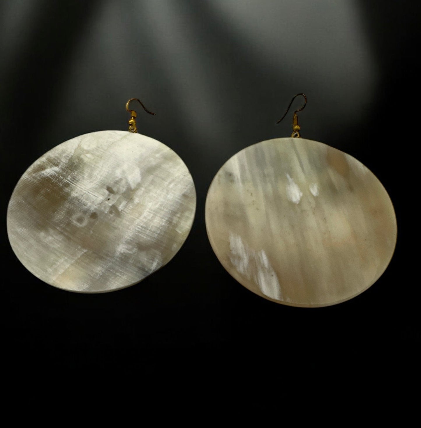 Handcrafted Natural Buffalo Horn Dangle Earrings - Fatisha Boutique