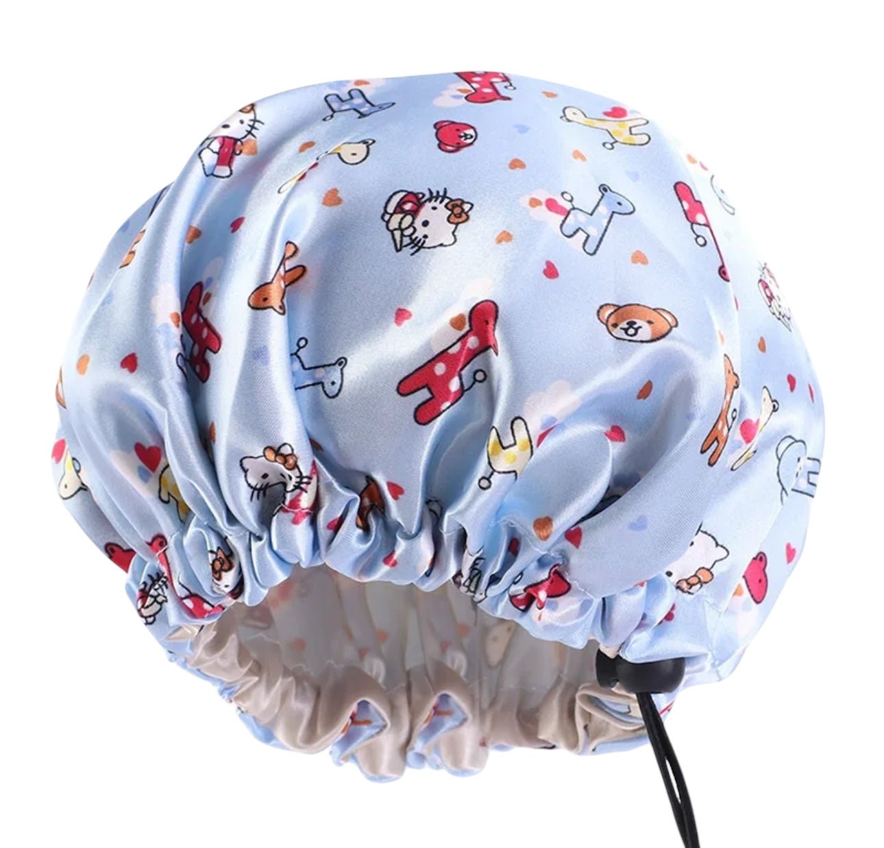 Kids Adjustable Double - Layered Reversible Satin Silk Bonnet Cap | Sleep Cap | Hair Protection - Fatisha Boutique