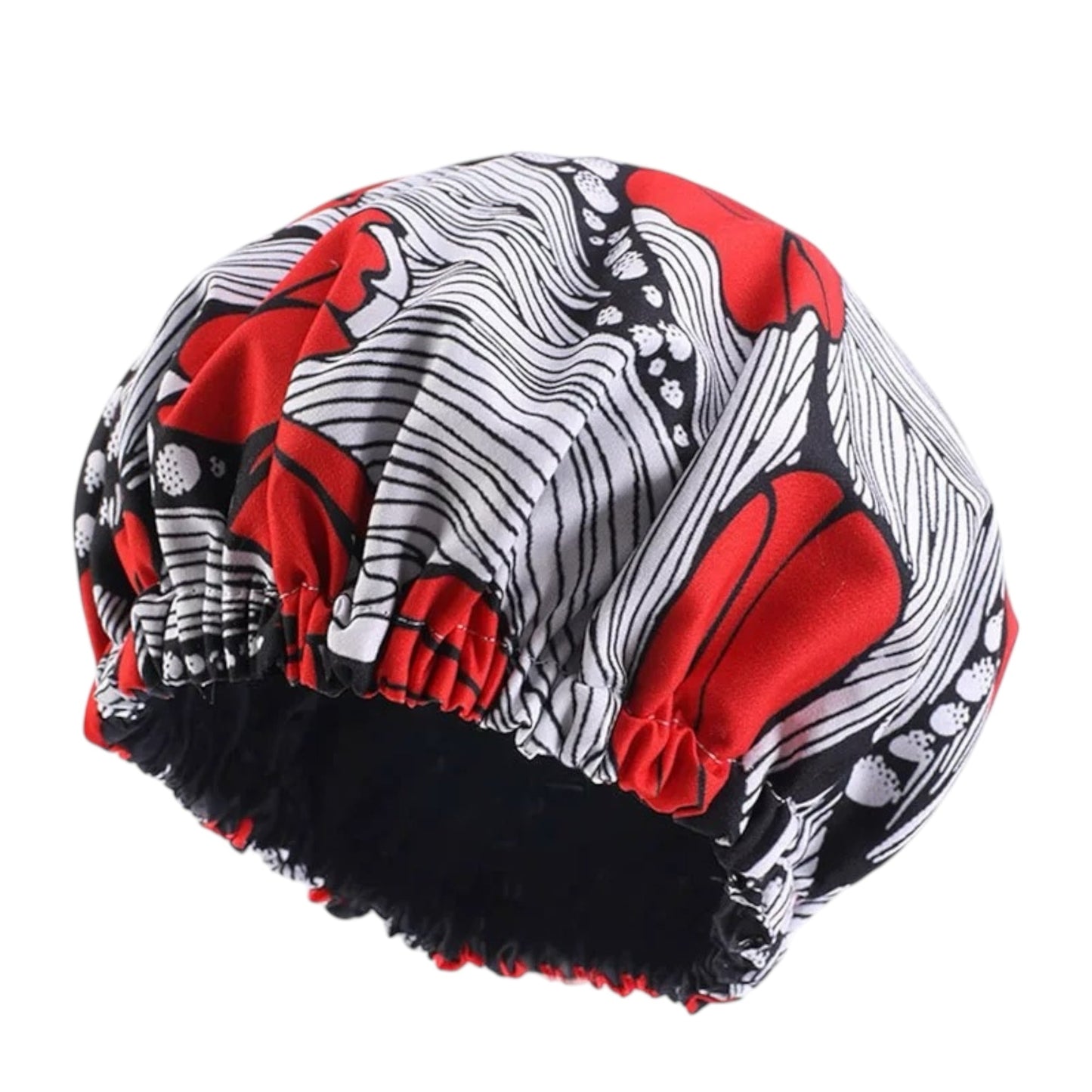Kids Reversible Satin Bonnet Caps - African Ankara Print (Multiple Designs) - Fatisha Boutique