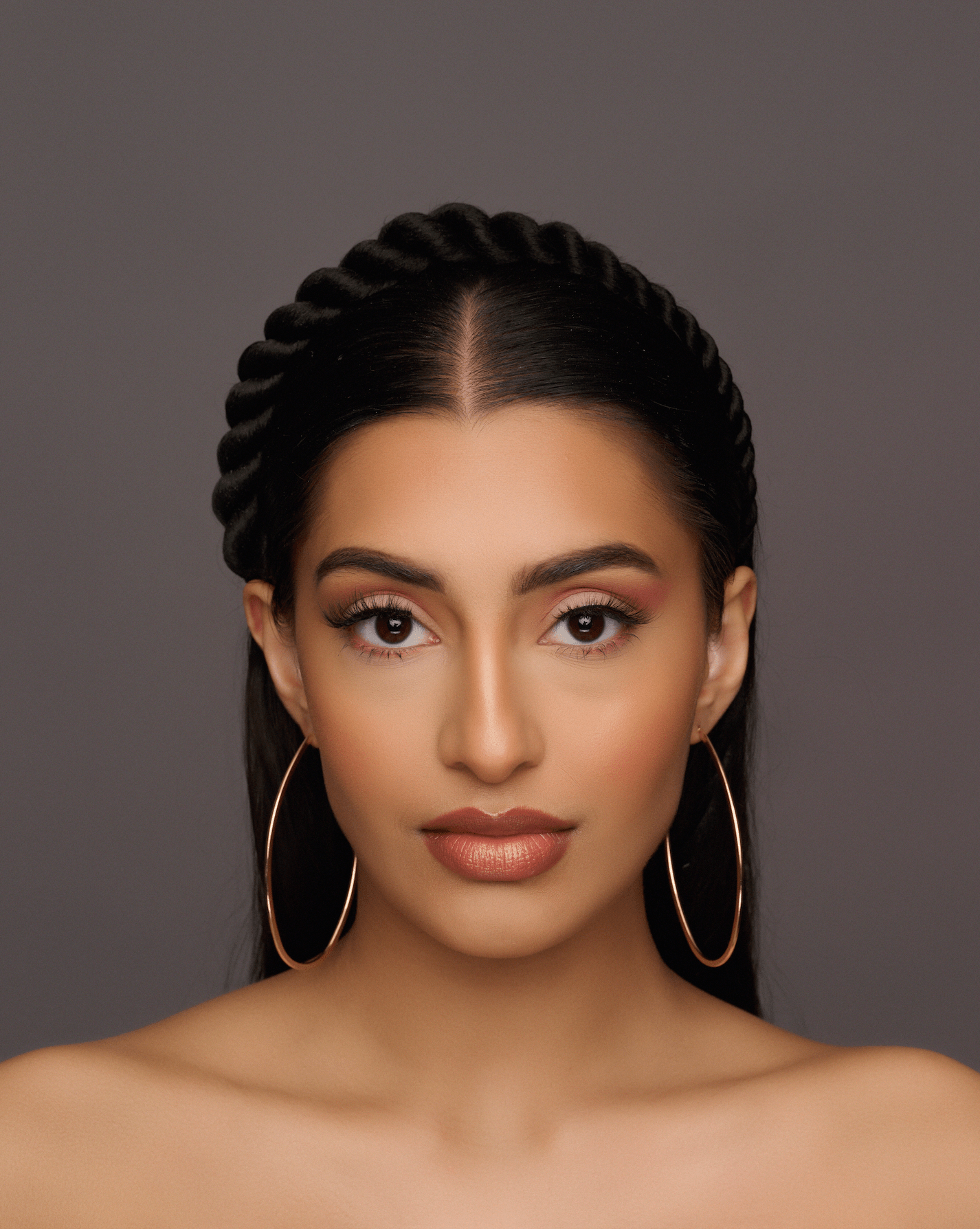 Lightweight Oval Statement Hoop Earrings - Fatisha Boutique