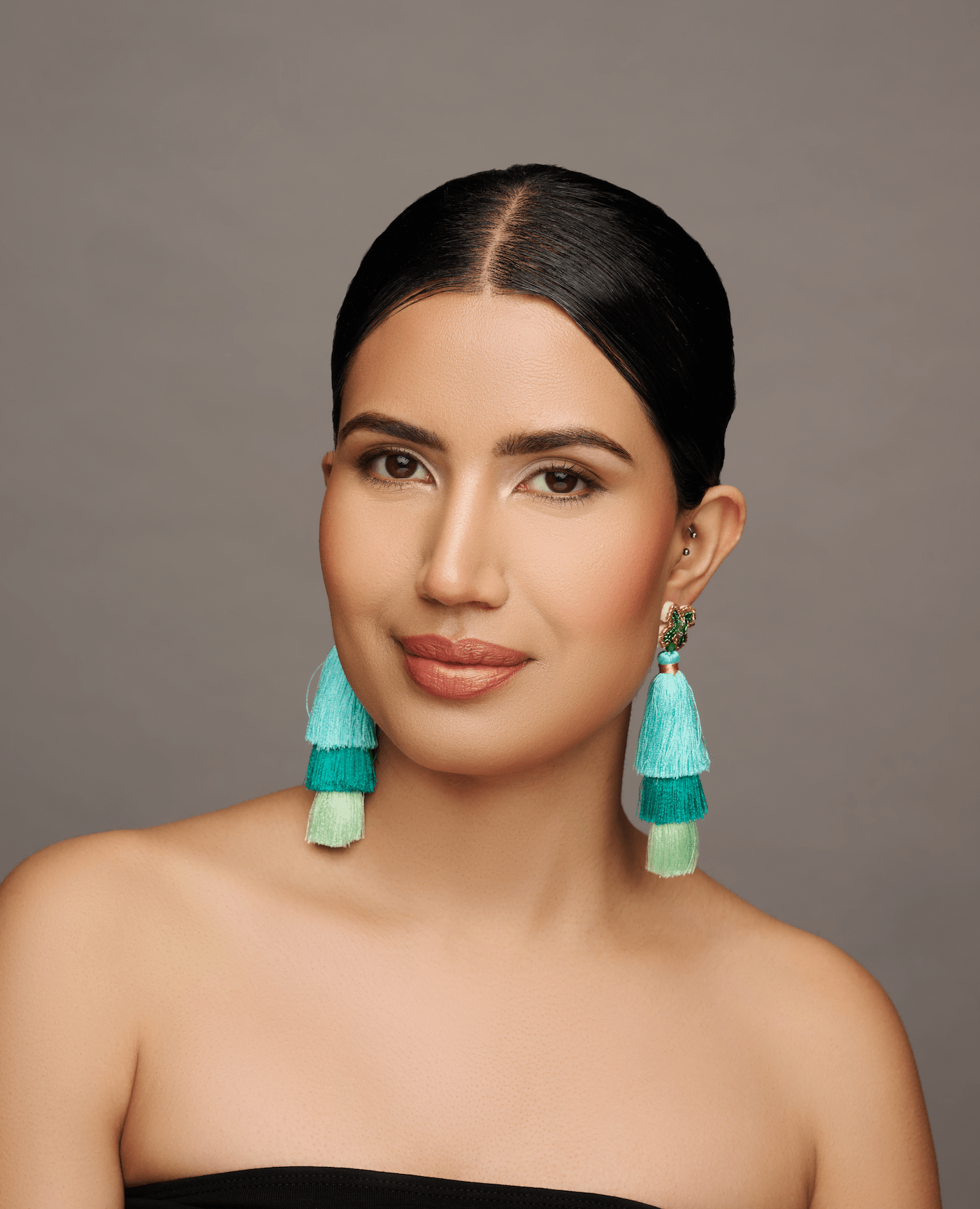 Long Bohemian Colourful Thread Tassel Statement Earrings - Fatisha Boutique