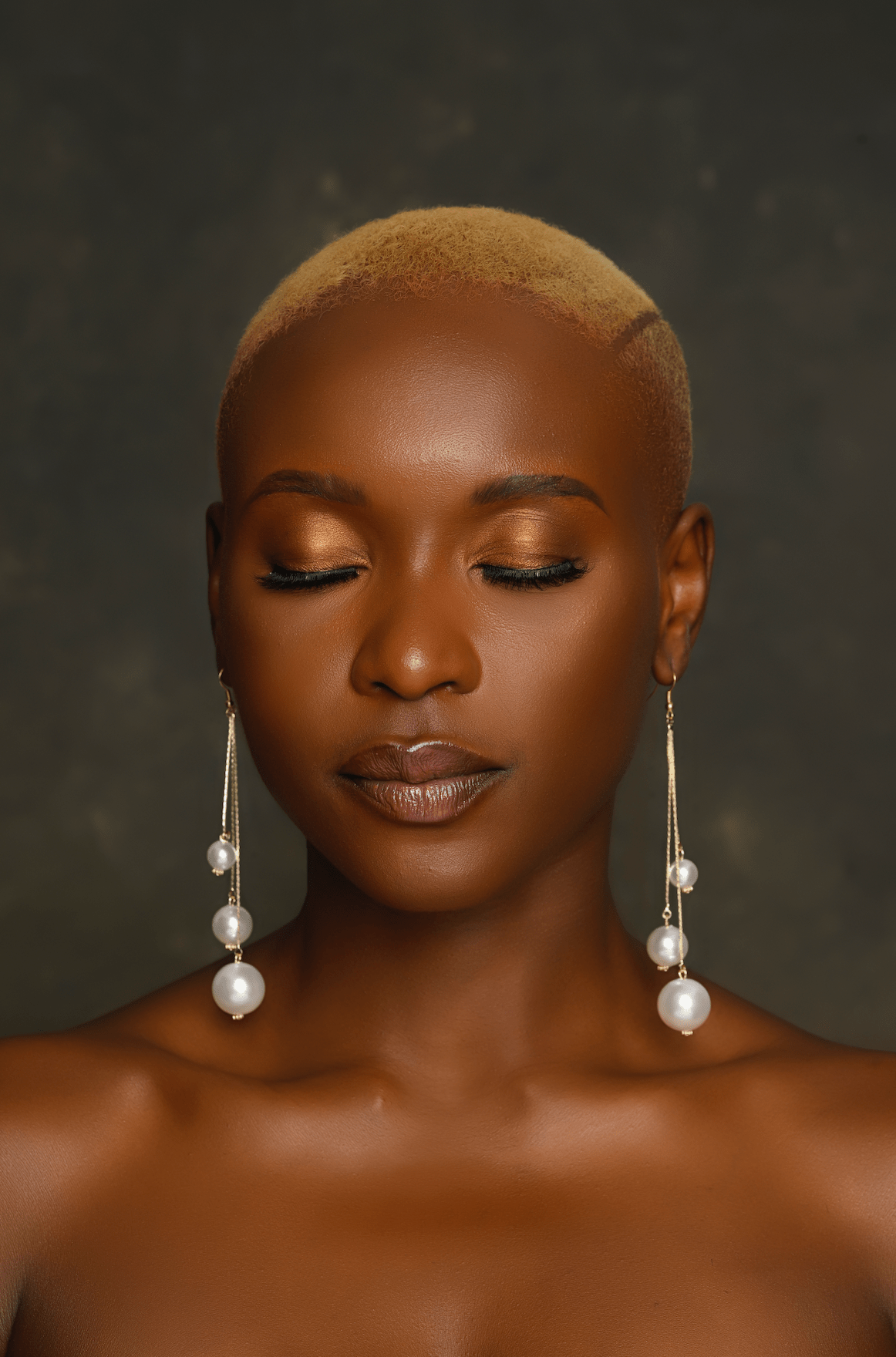 Long Faux Pearl Dangle Earrings - Fatisha Boutique