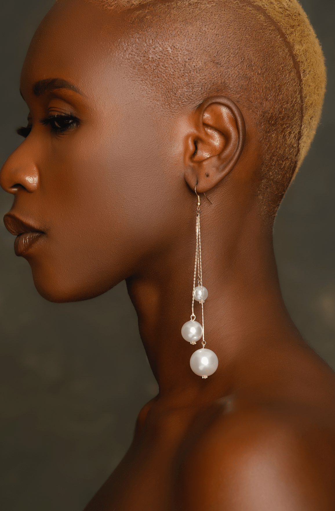 Long Faux Pearl Dangle Earrings - Fatisha Boutique