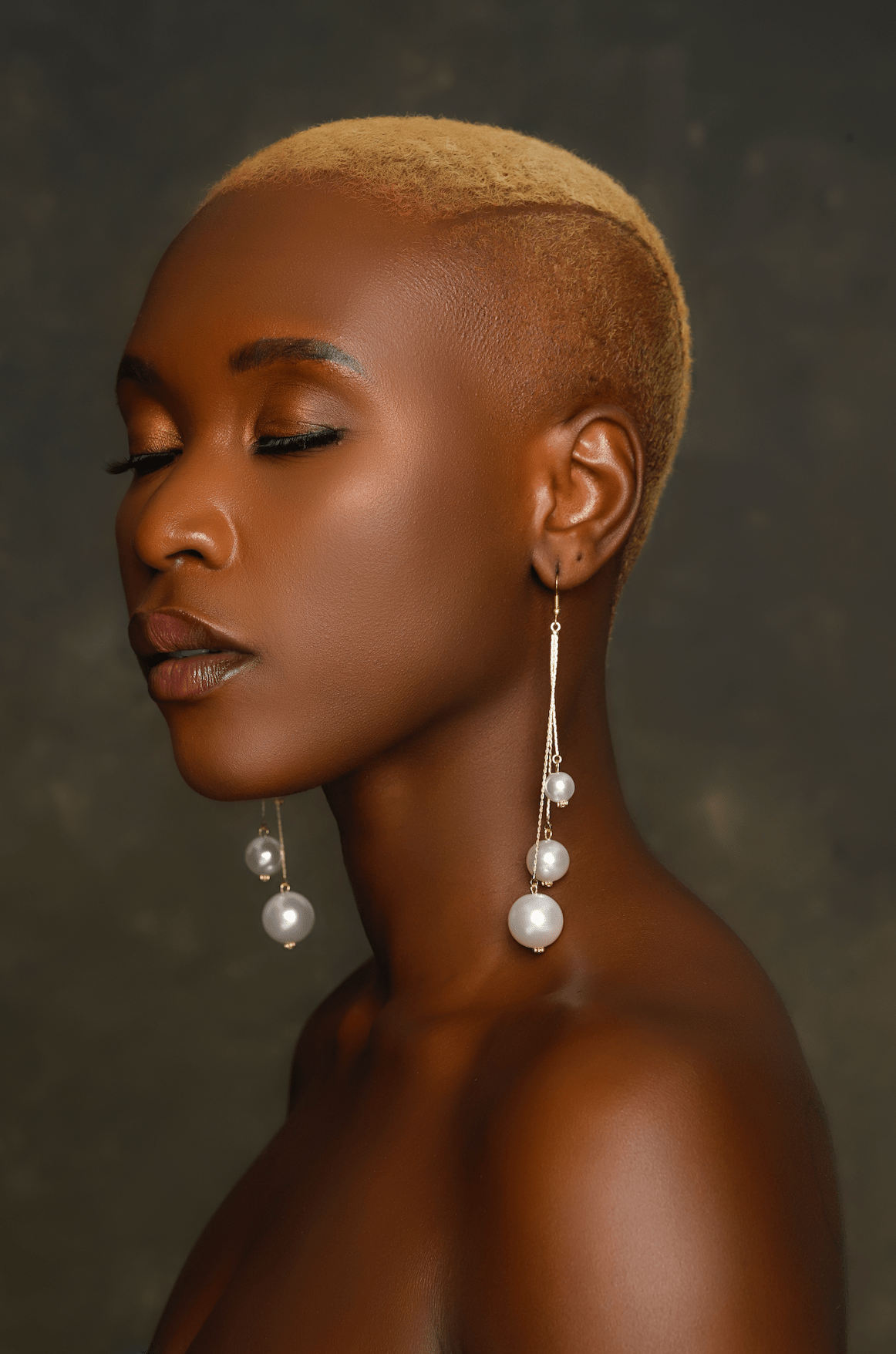 Long Faux Pearl Dangle Earrings - Fatisha Boutique