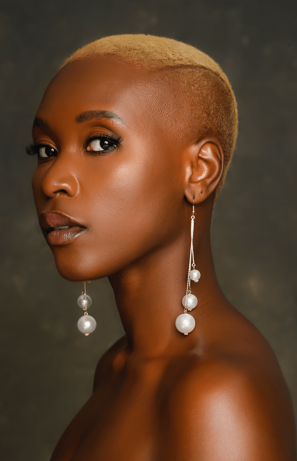 Long Faux Pearl Dangle Earrings - Fatisha Boutique