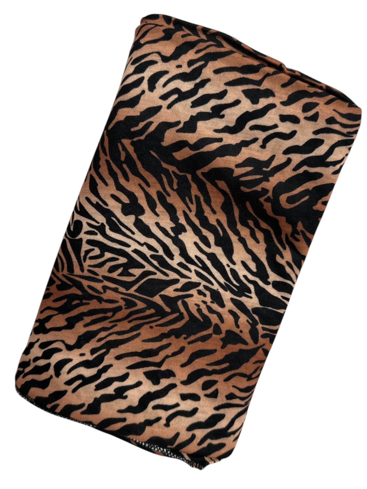 Long Stretch Soft Jersey Animal Print Knit Fabric Turban Head Wrap - Fatisha Boutique