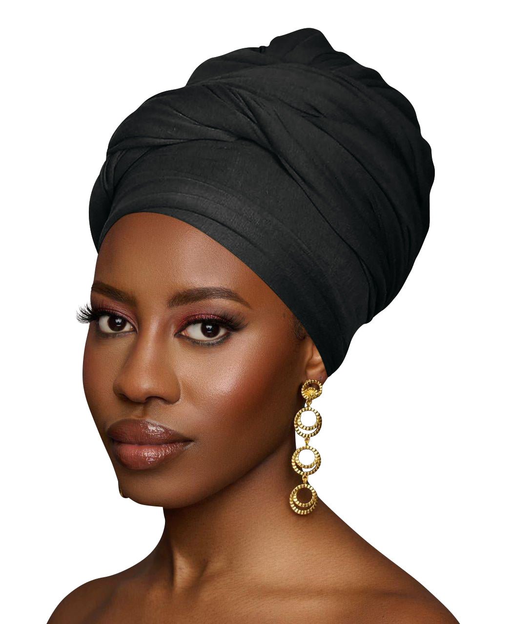 Long Stretch Soft Jersey Knit Fabric Turban Head Wrap – Stylish & Comfortable Headscarf for Women - Fatisha Boutique