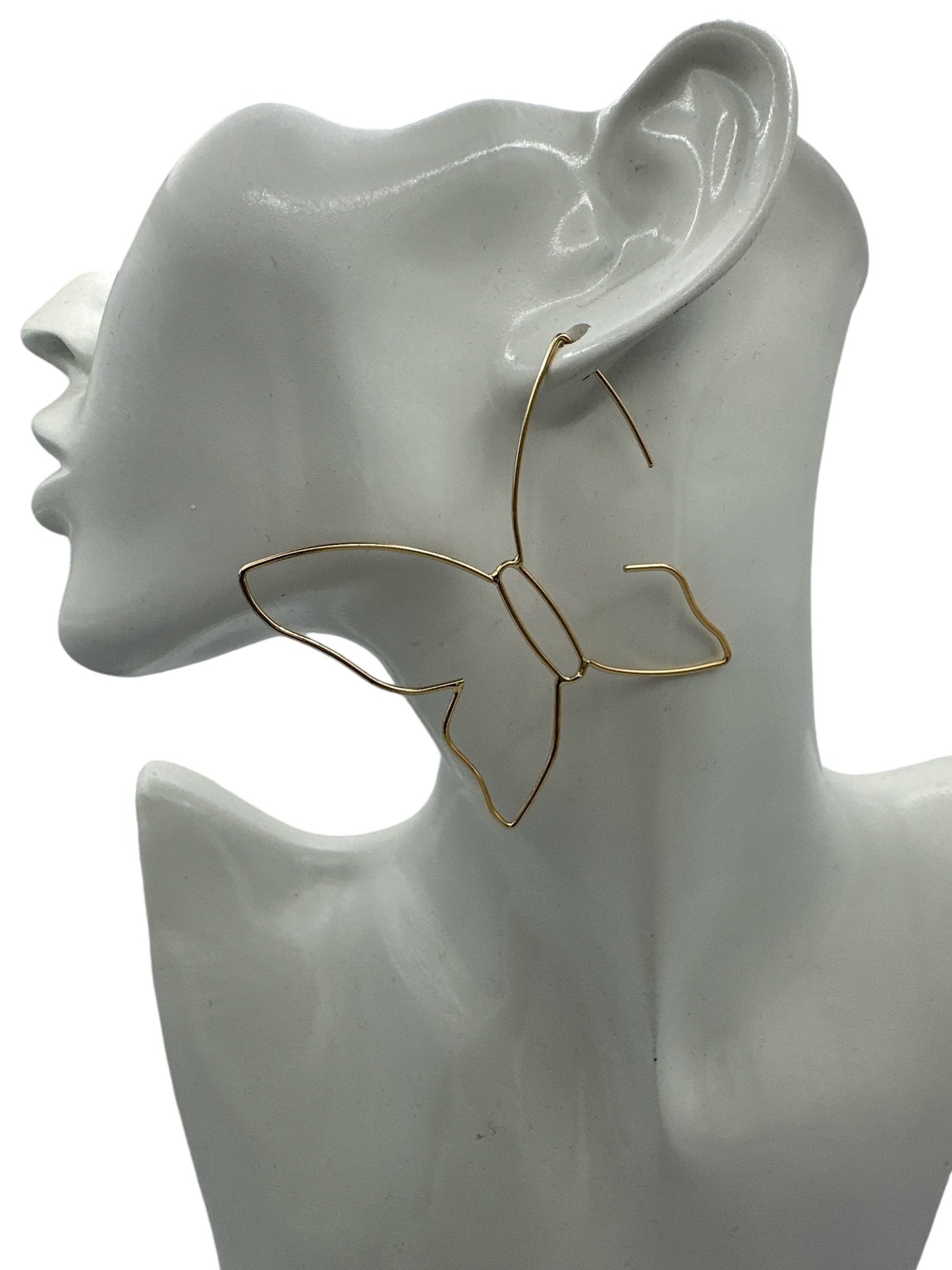 Minimalist Lightweight WireButterfly Shape Design Earrings - Fatisha Boutique