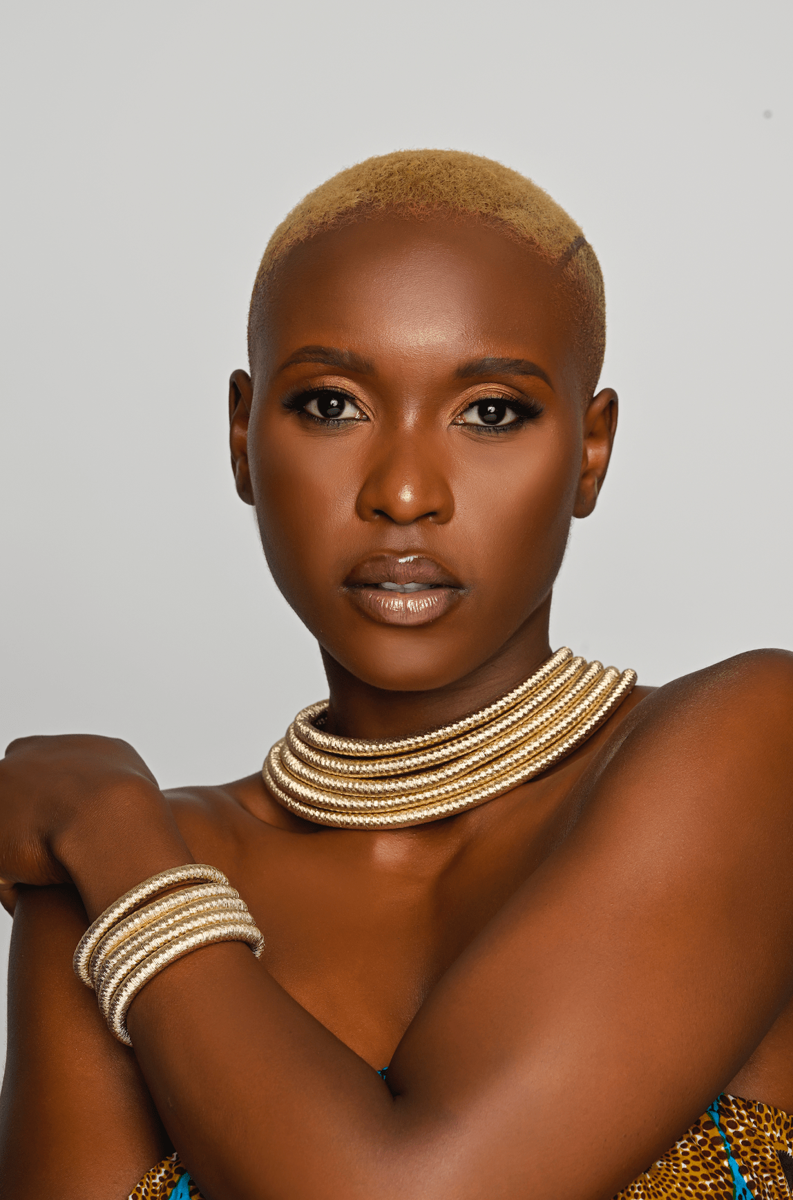 Multilayered Ropes With Magnetic Closure Collar Statement Choker Necklace Set - Fatisha Boutique