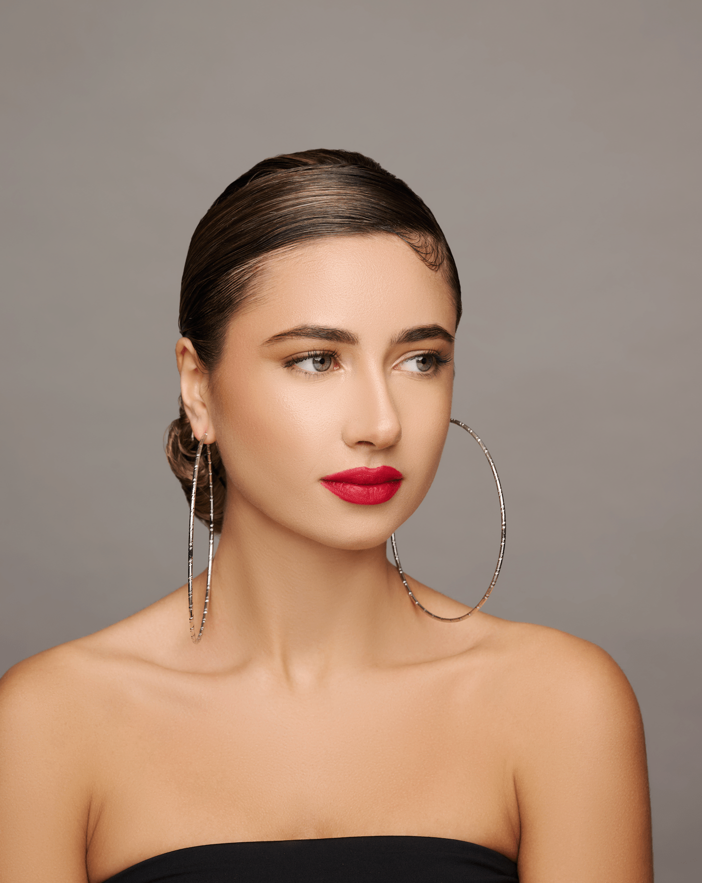 Oversized 12CM Chunky Thick Big Statement Hoop Earrings - Fatisha Boutique