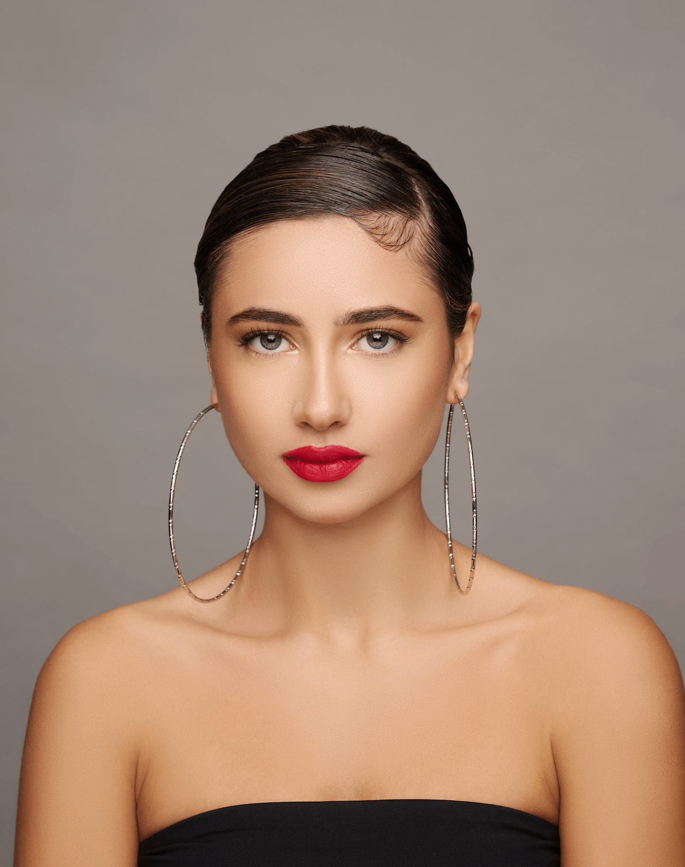 Oversized 12CM Chunky Thick Big Statement Hoop Earrings - Fatisha Boutique