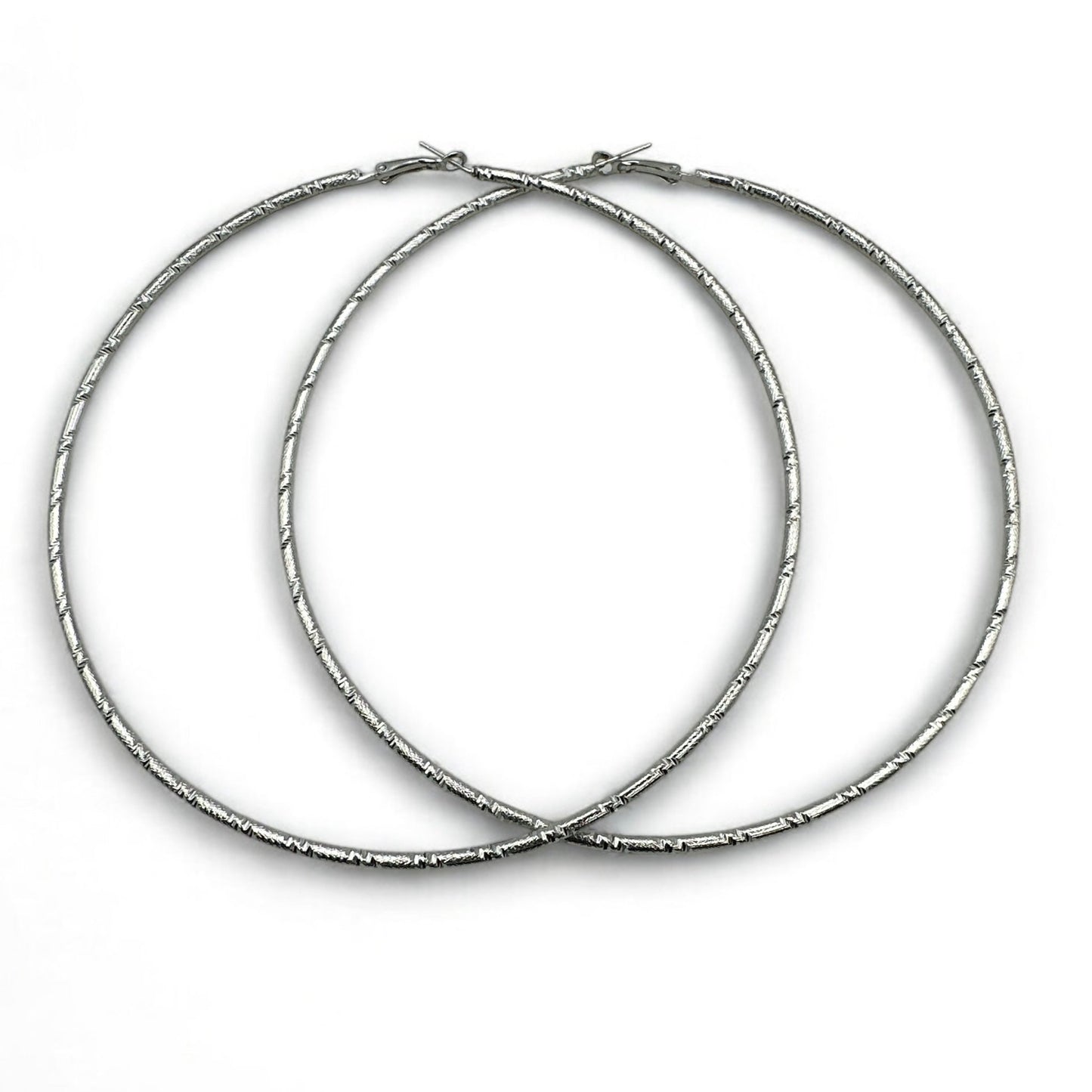 Oversized 12CM Chunky Thick Big Statement Hoop Earrings - Fatisha Boutique