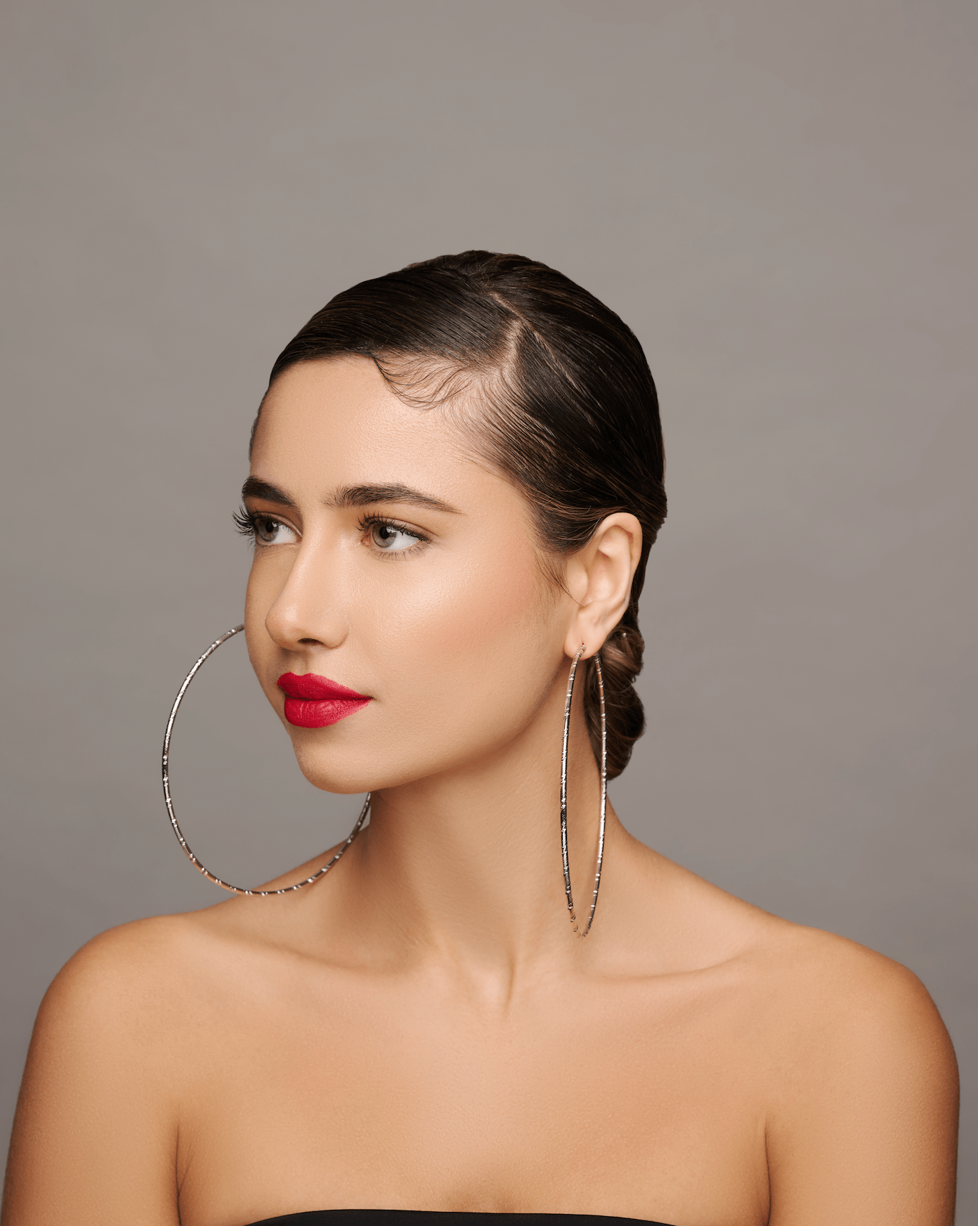 Oversized 12CM Chunky Thick Big Statement Hoop Earrings - Fatisha Boutique