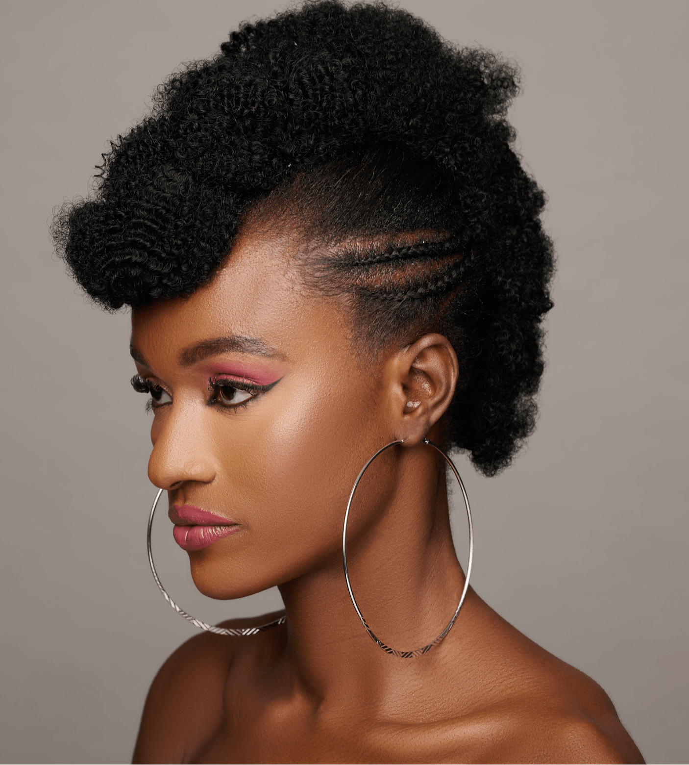 Oversized 12CM Engraved Big Statement Hoop Earrings - Fatisha Boutique