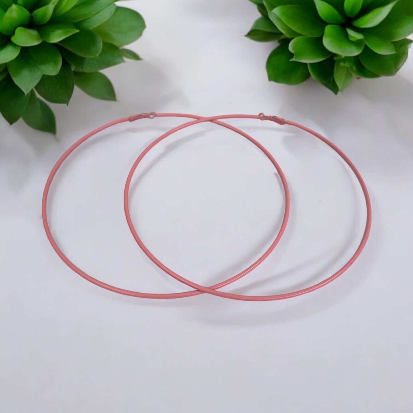 Oversized 13cm Hoop Earrings - Bold & Stylish - Fatisha Boutique
