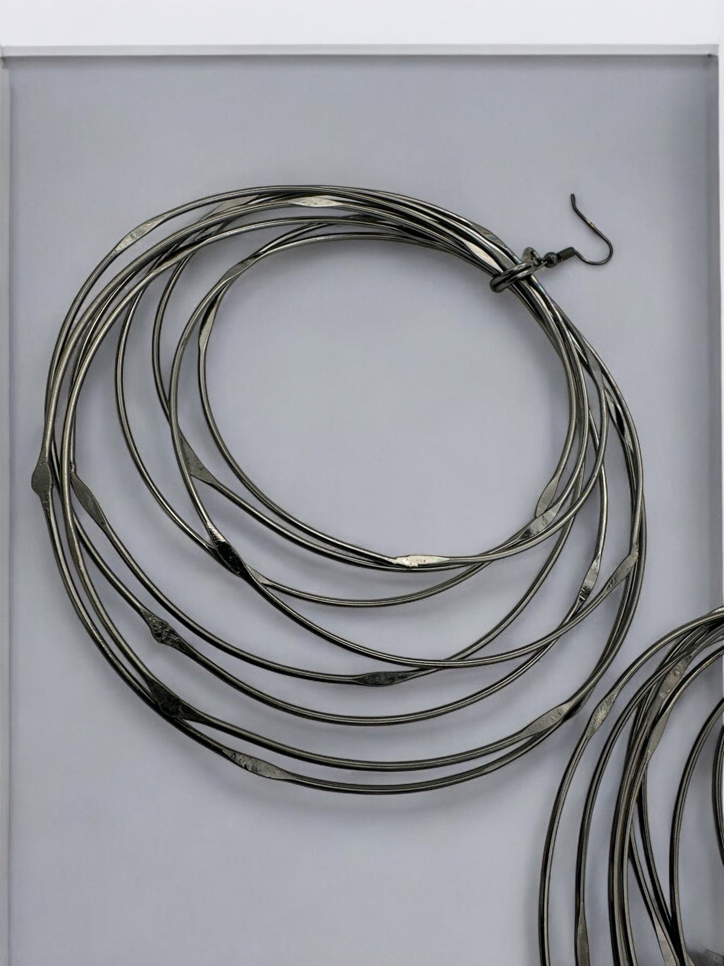 Oversized Multi - Hoop Wire Earrings - Bold Statement Jewellery - Fatisha Boutique