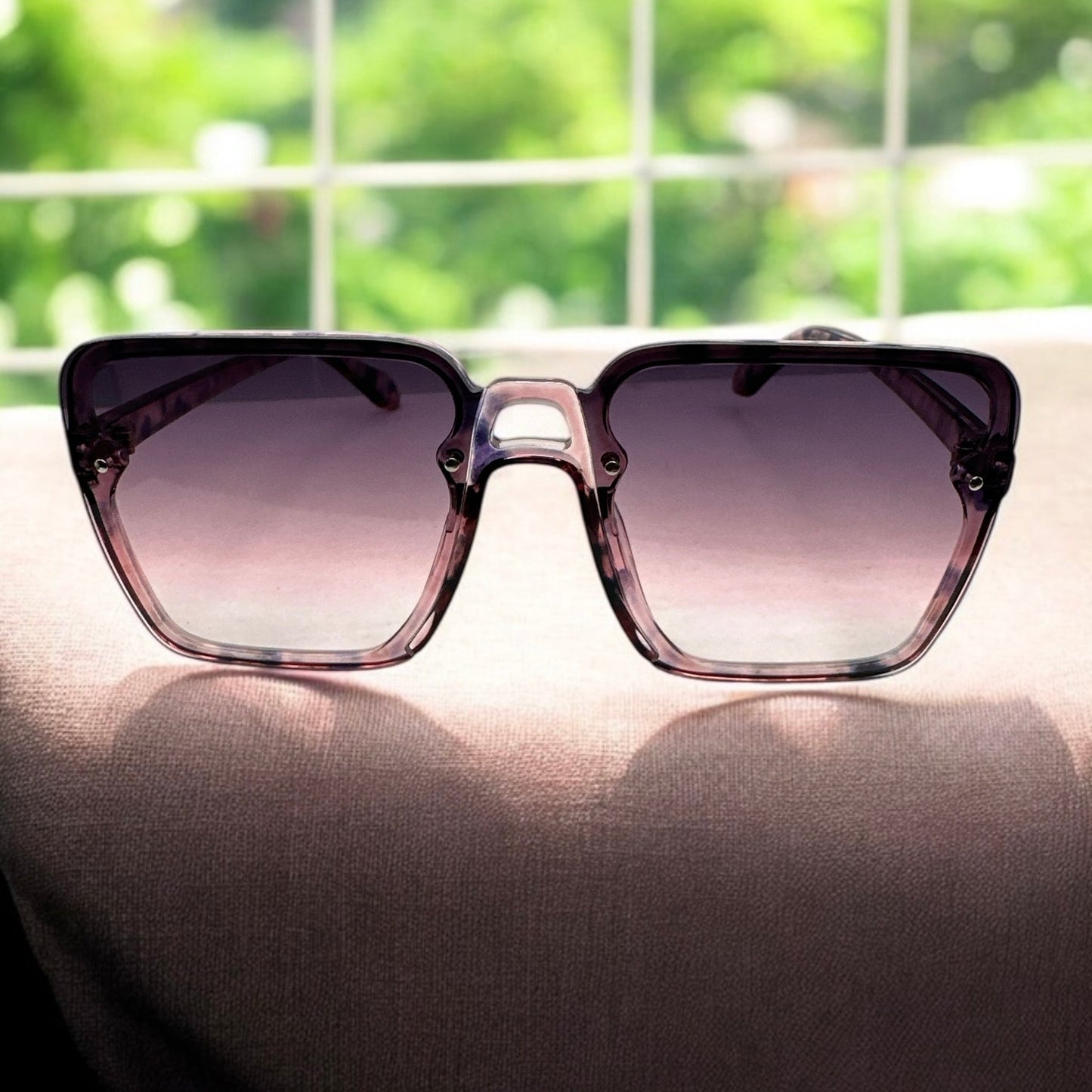 Oversized Square Trendy UV400 Sunglasses – Unisex Fashion Shades - Fatisha Boutique