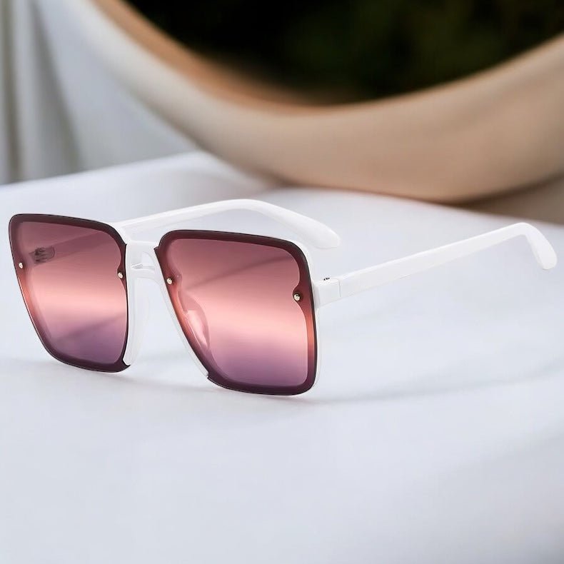 Oversized Square Trendy UV400 Sunglasses – Unisex Fashion Shades - Fatisha Boutique