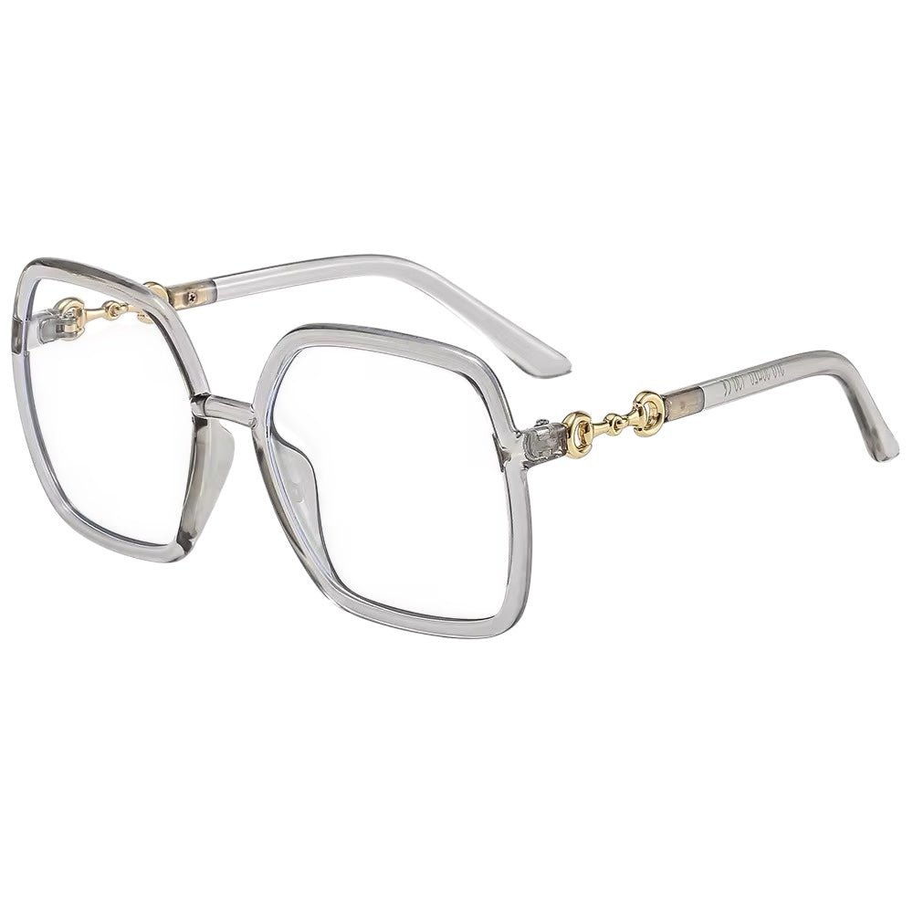 Oversized Trendy Square Sunglasses – UV400 Gradient Lens Fashion Shades for Women - Fatisha Boutique