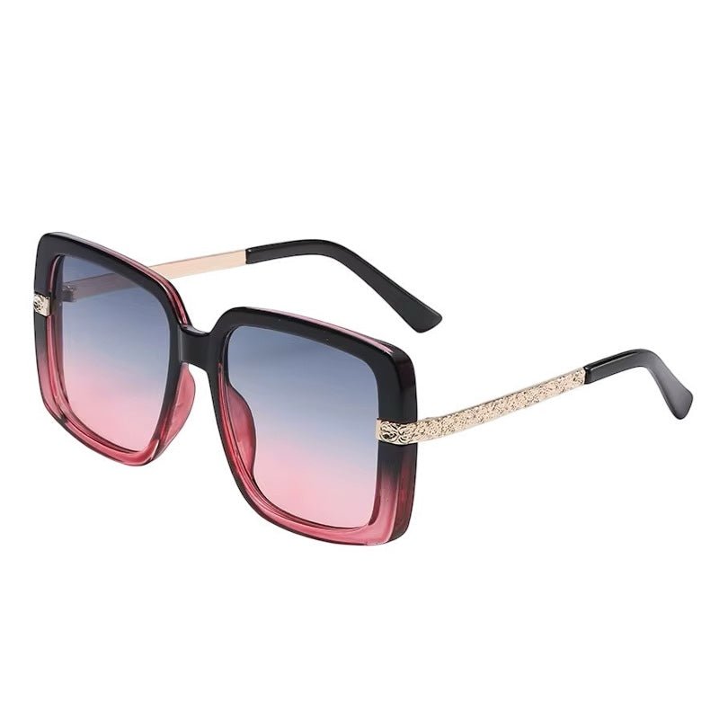 Oversized Trendy Square Sunglasses – UV400 Gradient Lens Fashion Shades for Women - Fatisha Boutique