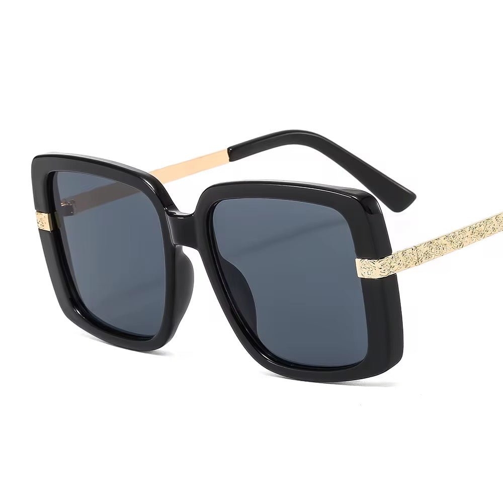 Oversized Trendy Square Sunglasses – UV400 Gradient Lens Fashion Shades for Women - Fatisha Boutique