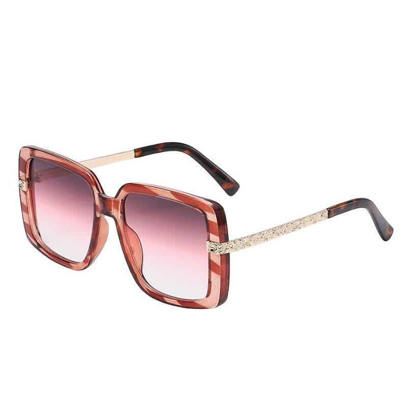 Oversized Trendy Square Sunglasses – UV400 Gradient Lens Fashion Shades for Women - Fatisha Boutique