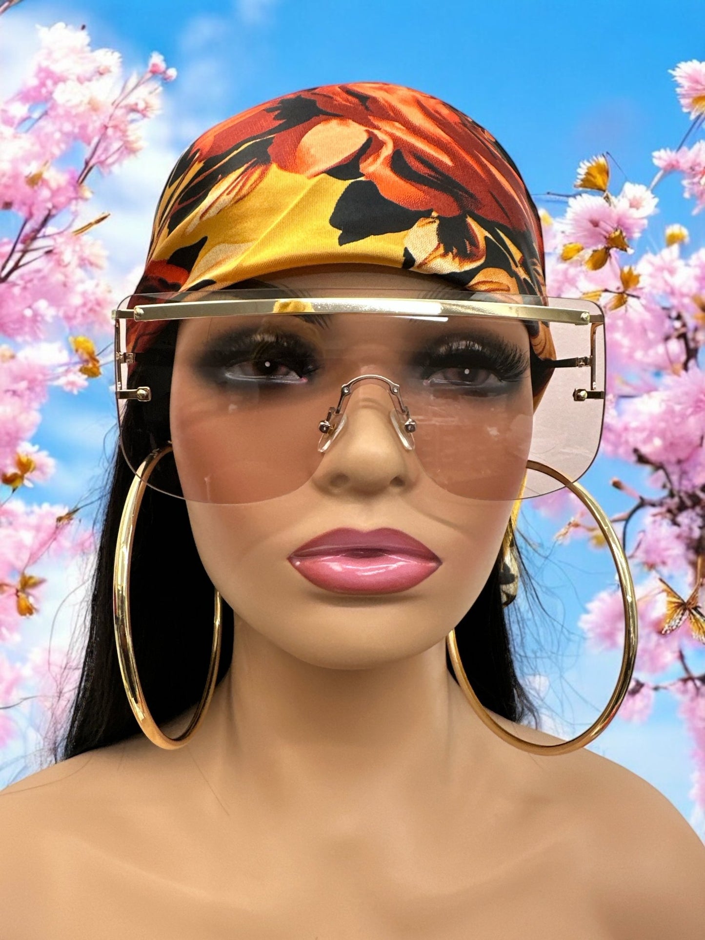 Oversized Trendy Square Sunglasses – UV400 Gradient Lenses for Women - Fatisha Boutique