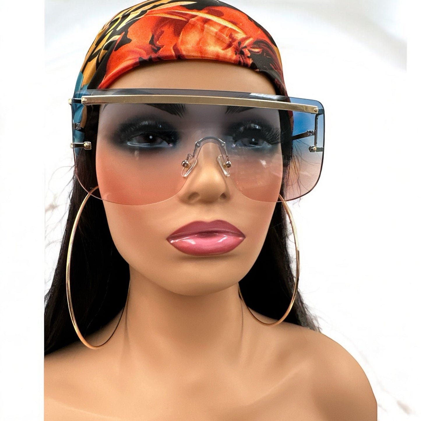 Oversized Trendy Square Sunglasses – UV400 Gradient Lenses for Women - Fatisha Boutique