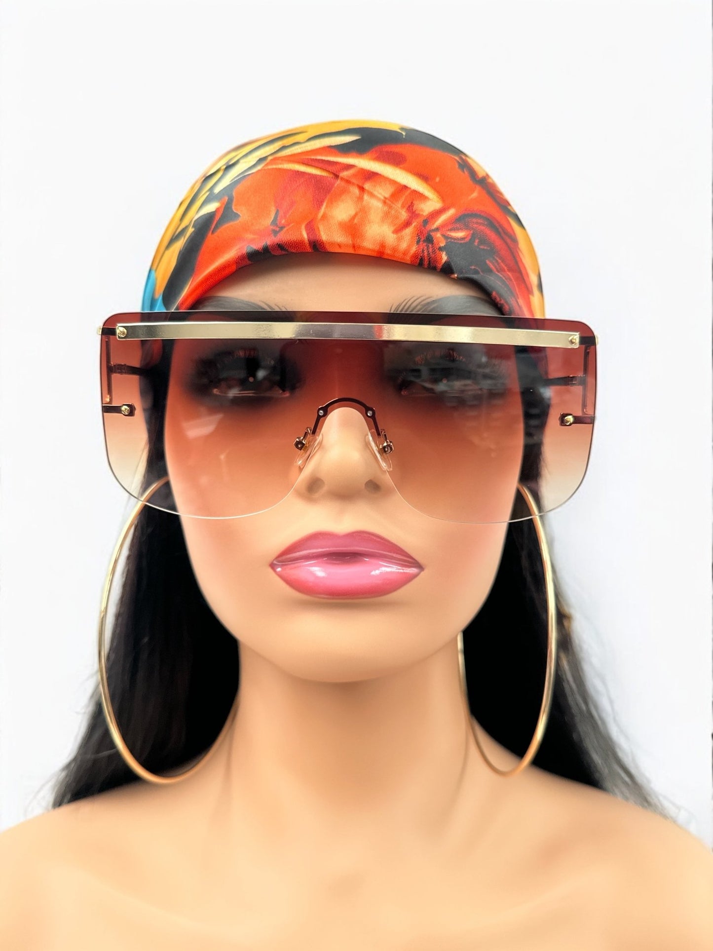 Oversized Trendy Square Sunglasses – UV400 Gradient Lenses for Women - Fatisha Boutique
