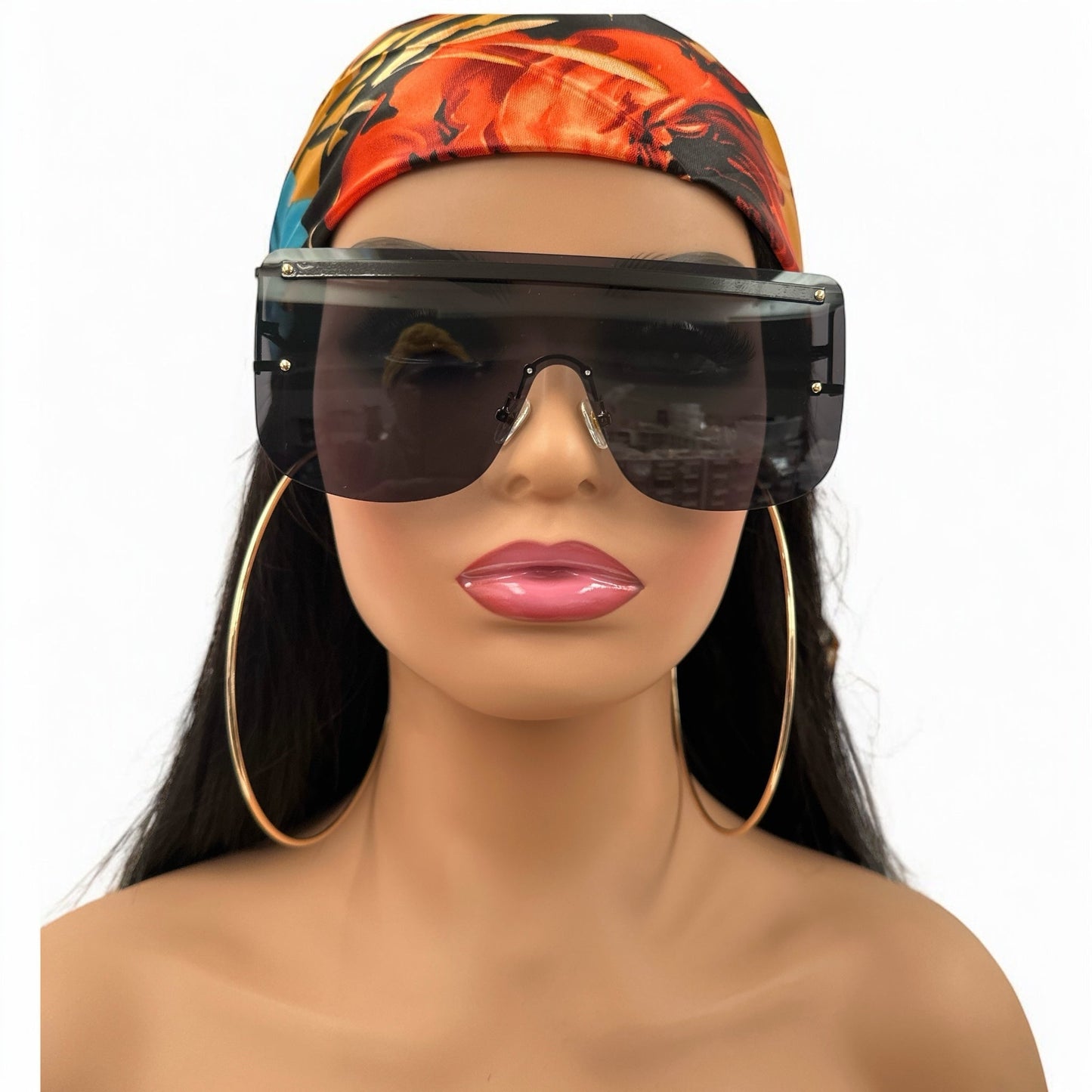 Oversized Trendy Square Sunglasses – UV400 Gradient Lenses for Women - Fatisha Boutique