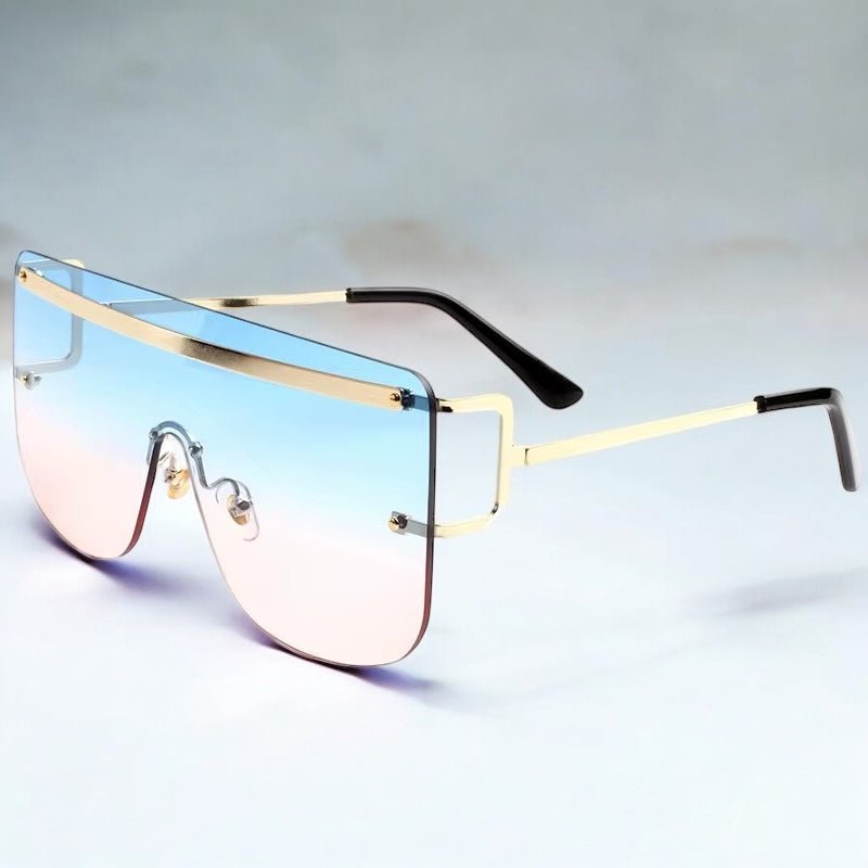 Oversized Trendy Square Sunglasses – UV400 Gradient Lenses for Women - Fatisha Boutique