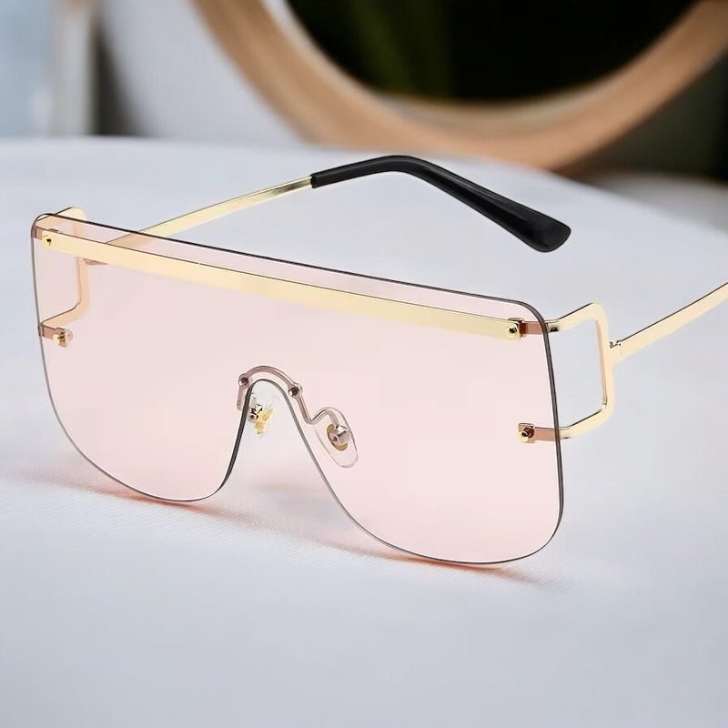 Oversized Trendy Square Sunglasses – UV400 Gradient Lenses for Women - Fatisha Boutique