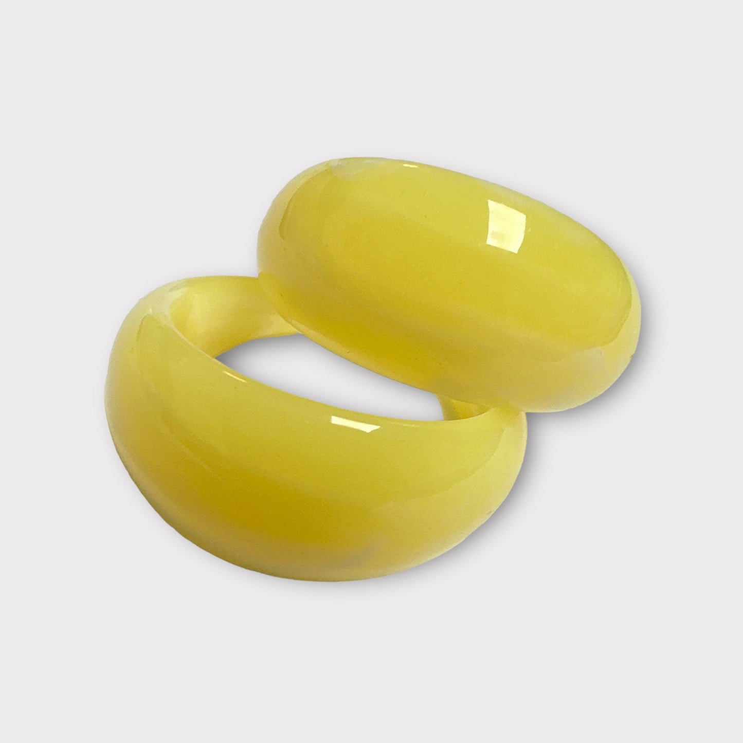 Resin Punk Hoop Earrings - Fatisha Boutique