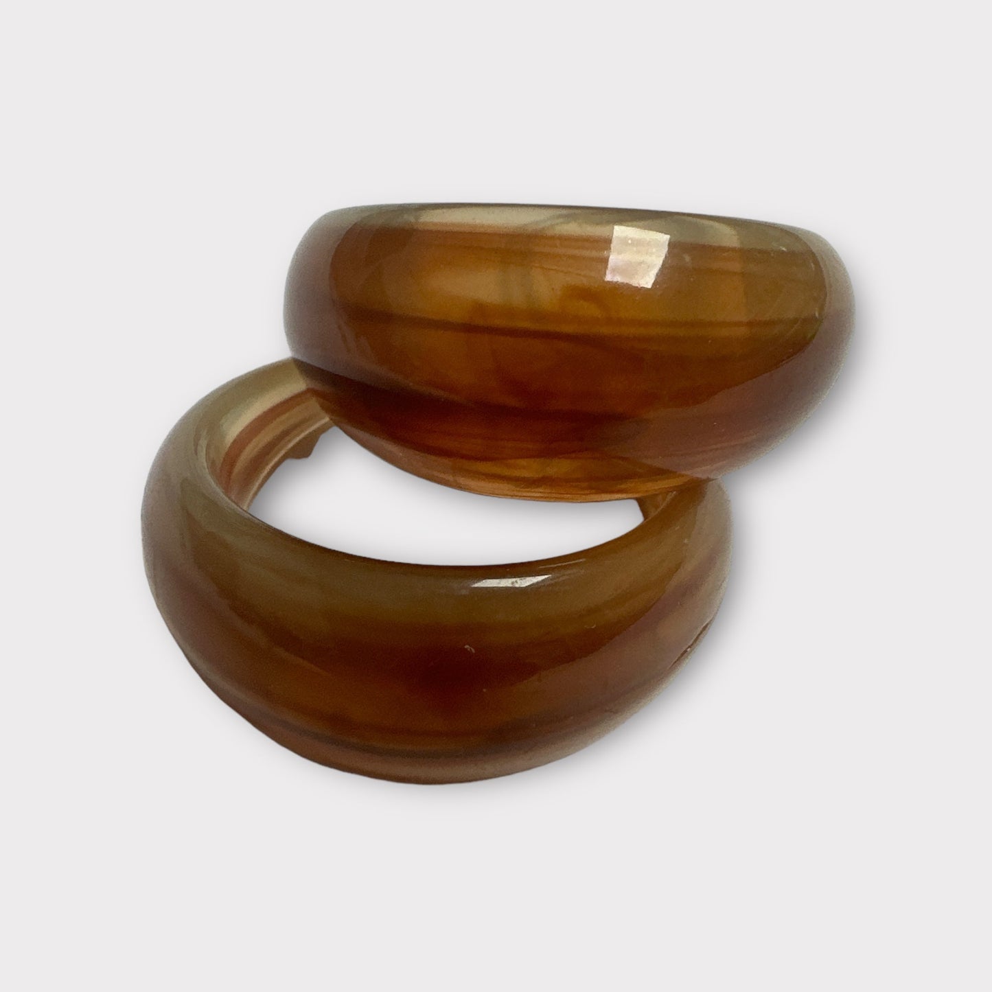 Resin Punk Hoop Earrings - Fatisha Boutique