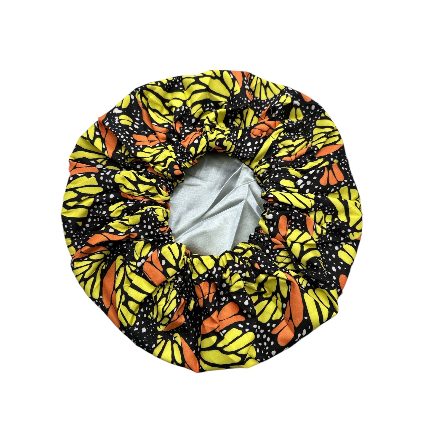 Satin Silk Double - Layered Ankara Bonnet Cap - Fatisha Boutique