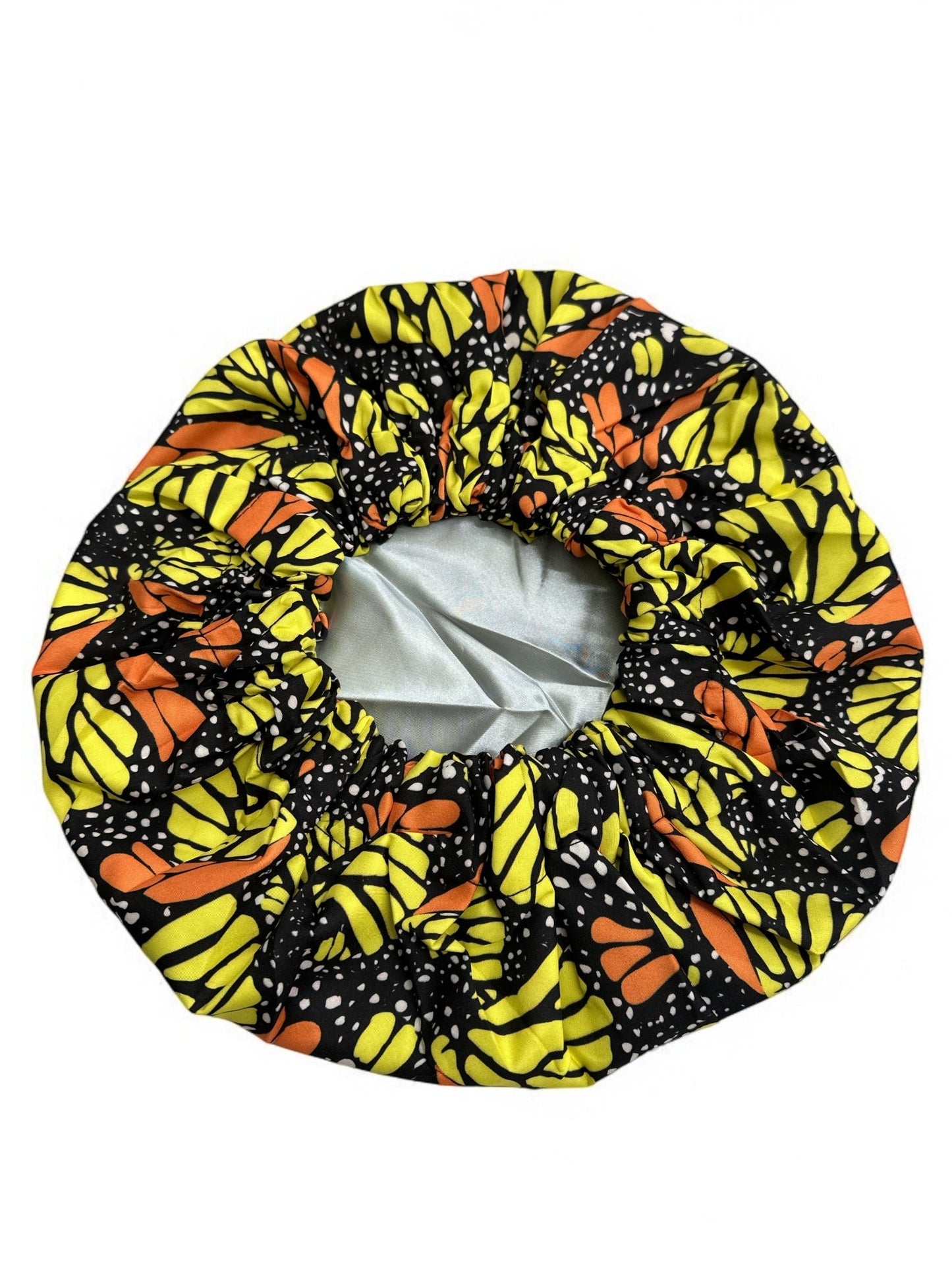 Satin Silk Double - Layered Ankara Bonnet Cap - Fatisha Boutique
